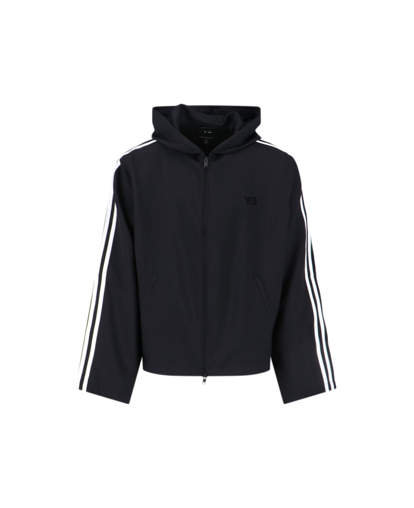 Y-3 
3-stripes
 Zip Sweatshirt - Black  