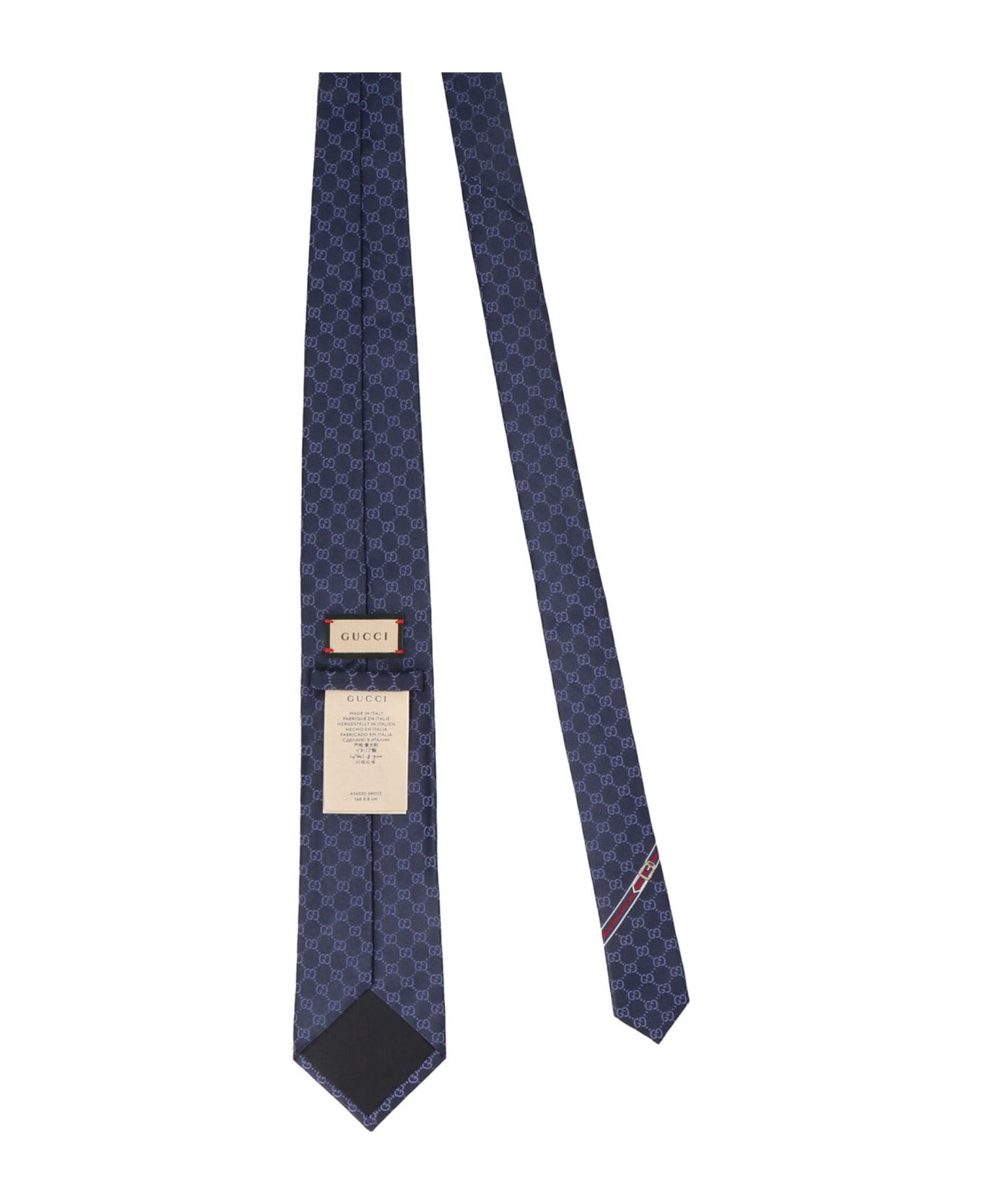 Gucci 'double G' Tie - Blue