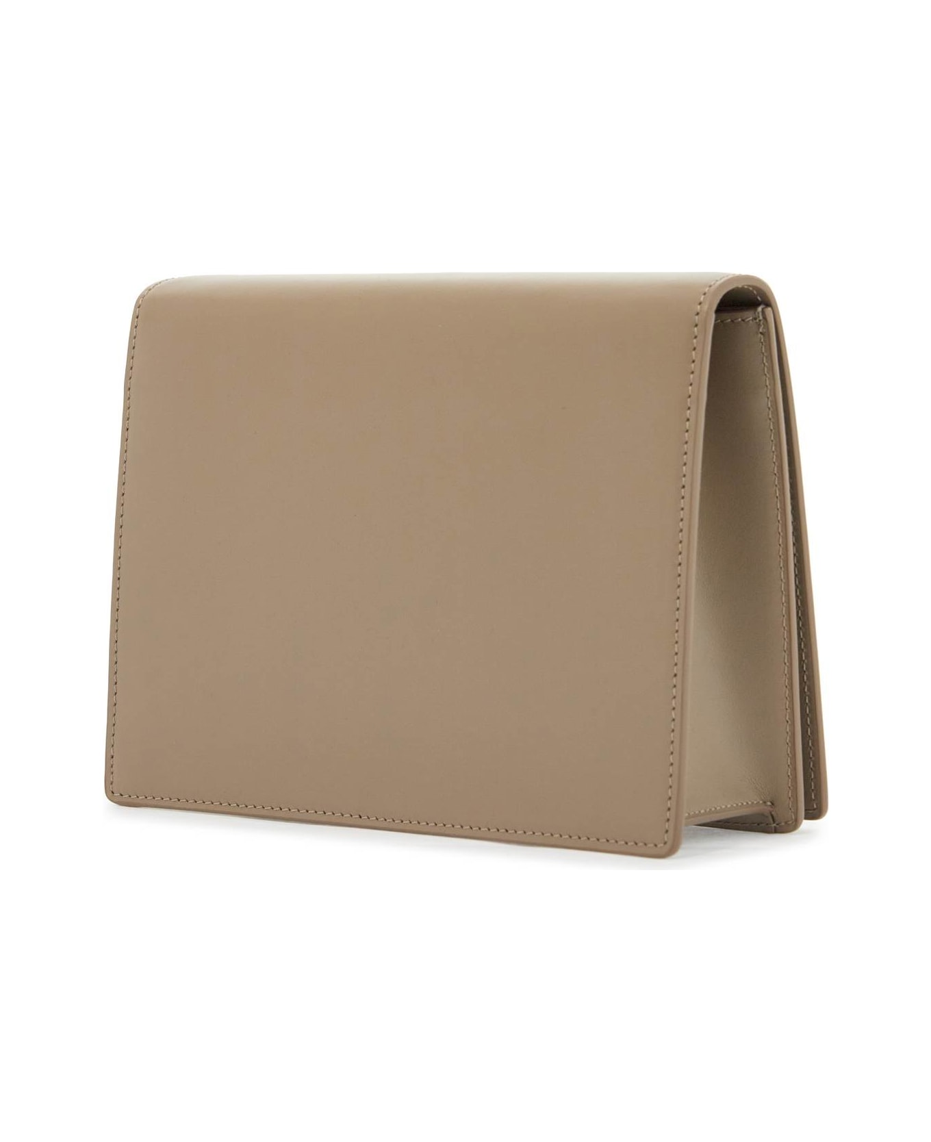 Dolce 
Gabbana Taupe Calfskin Crossbody Bag With Adjustable Strap - TALPA (Beige)