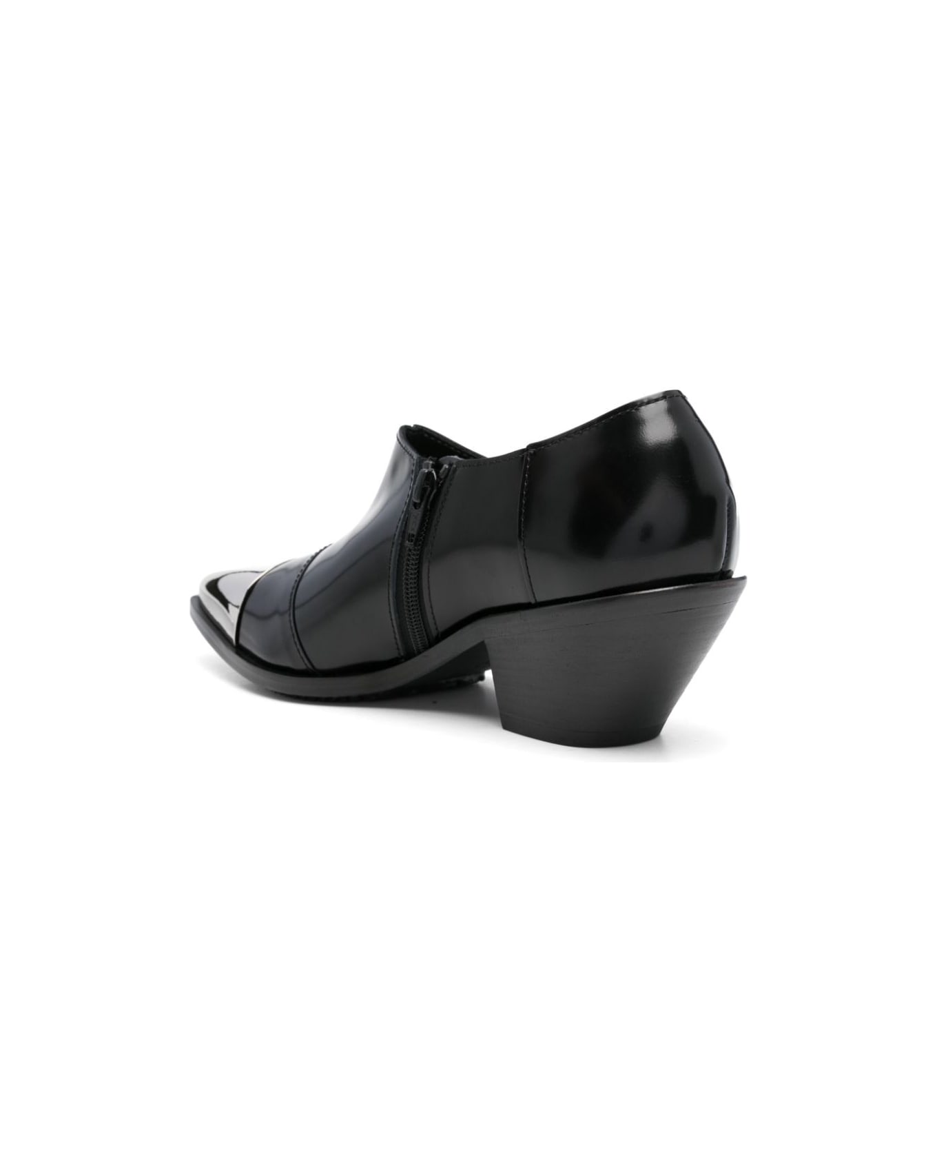 ローファー・オックスフォード Junya Watanabe FW24 LADIES` SHOES (JN K103 BLACK) Junya Watanabe Black Studded Loafers Junya Watanabe