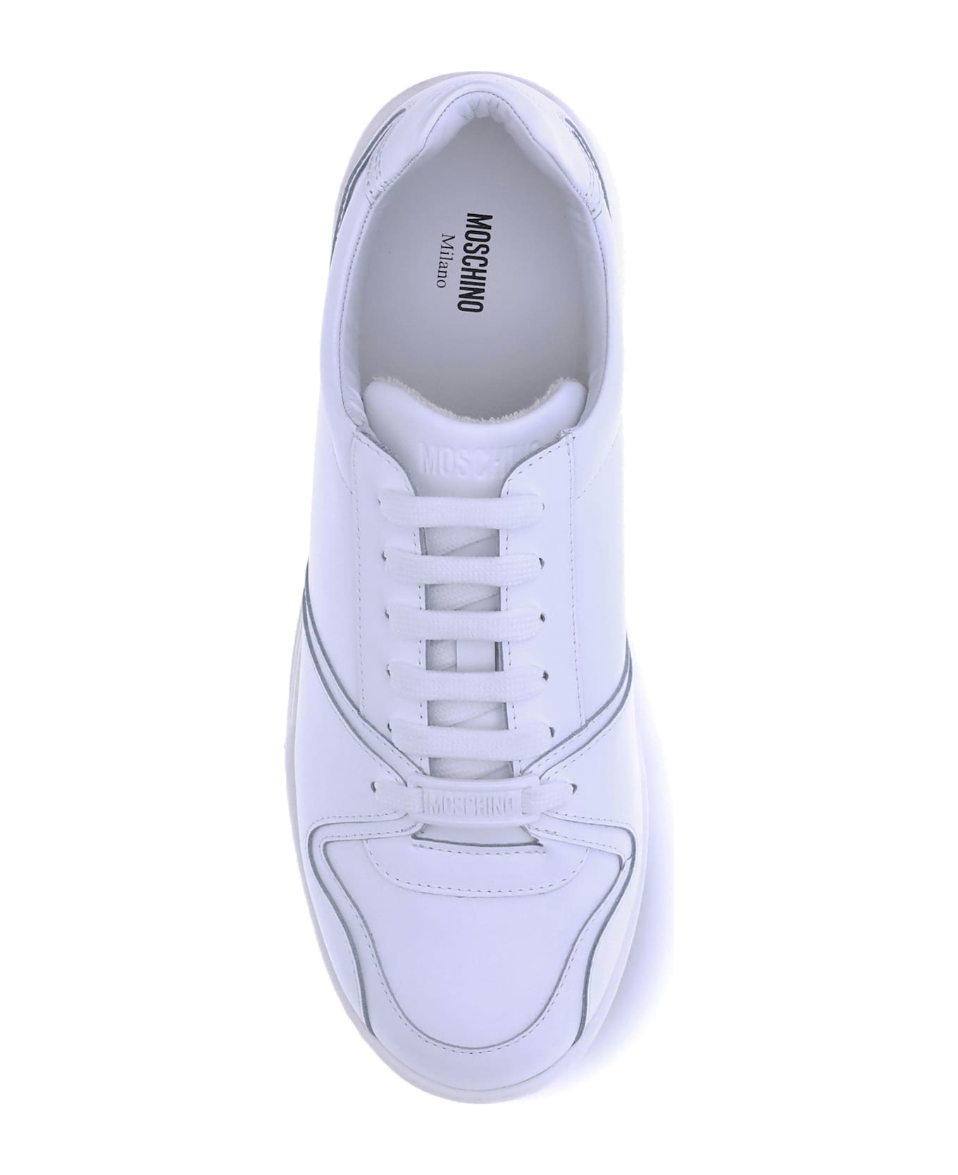 Moschino Leather Sneakers