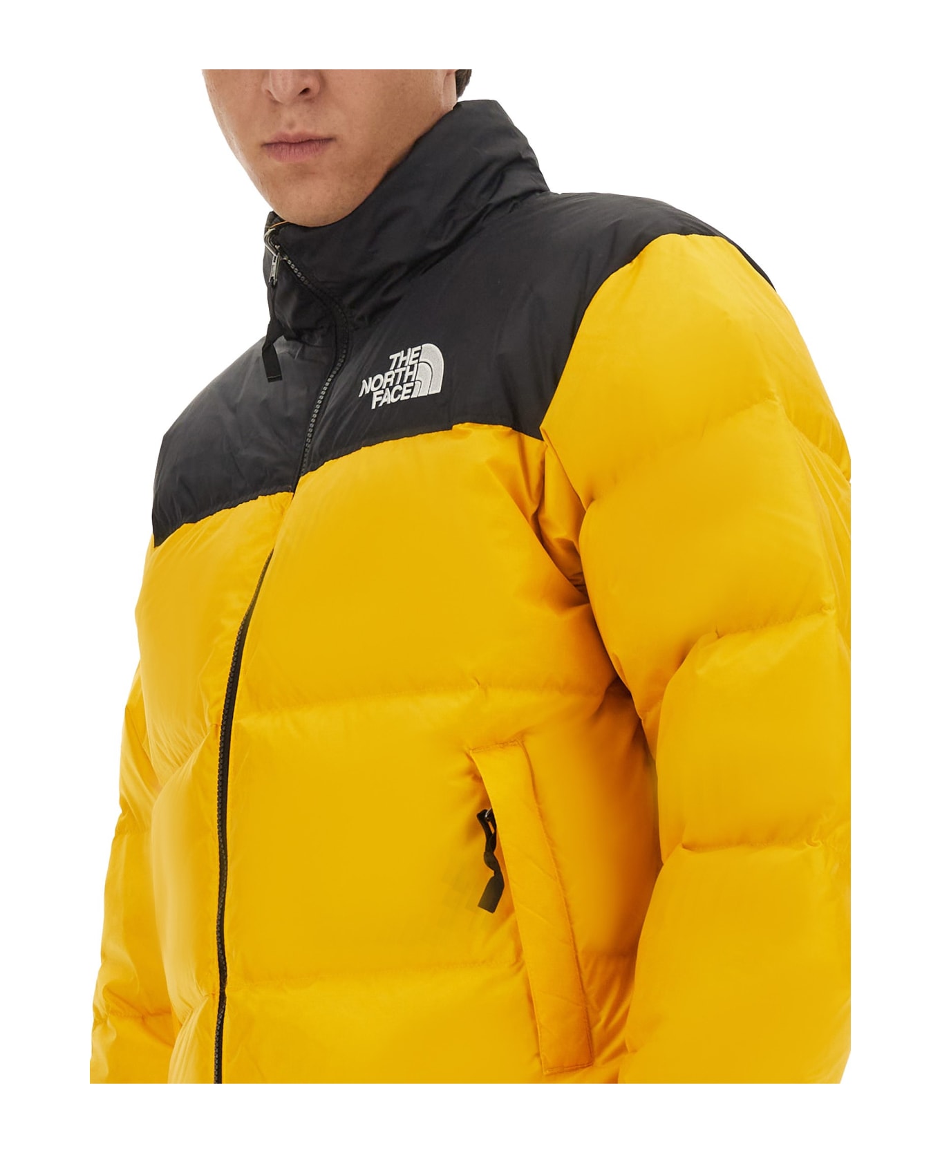 The North Face 1996 Nylon Down Jacket - Gold/black