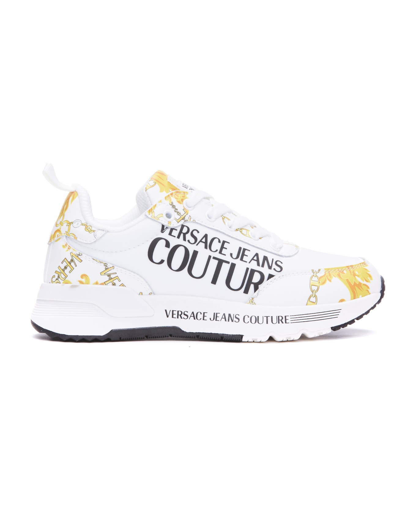 Versace Jeans Couture Chain Couture Sneakers - White