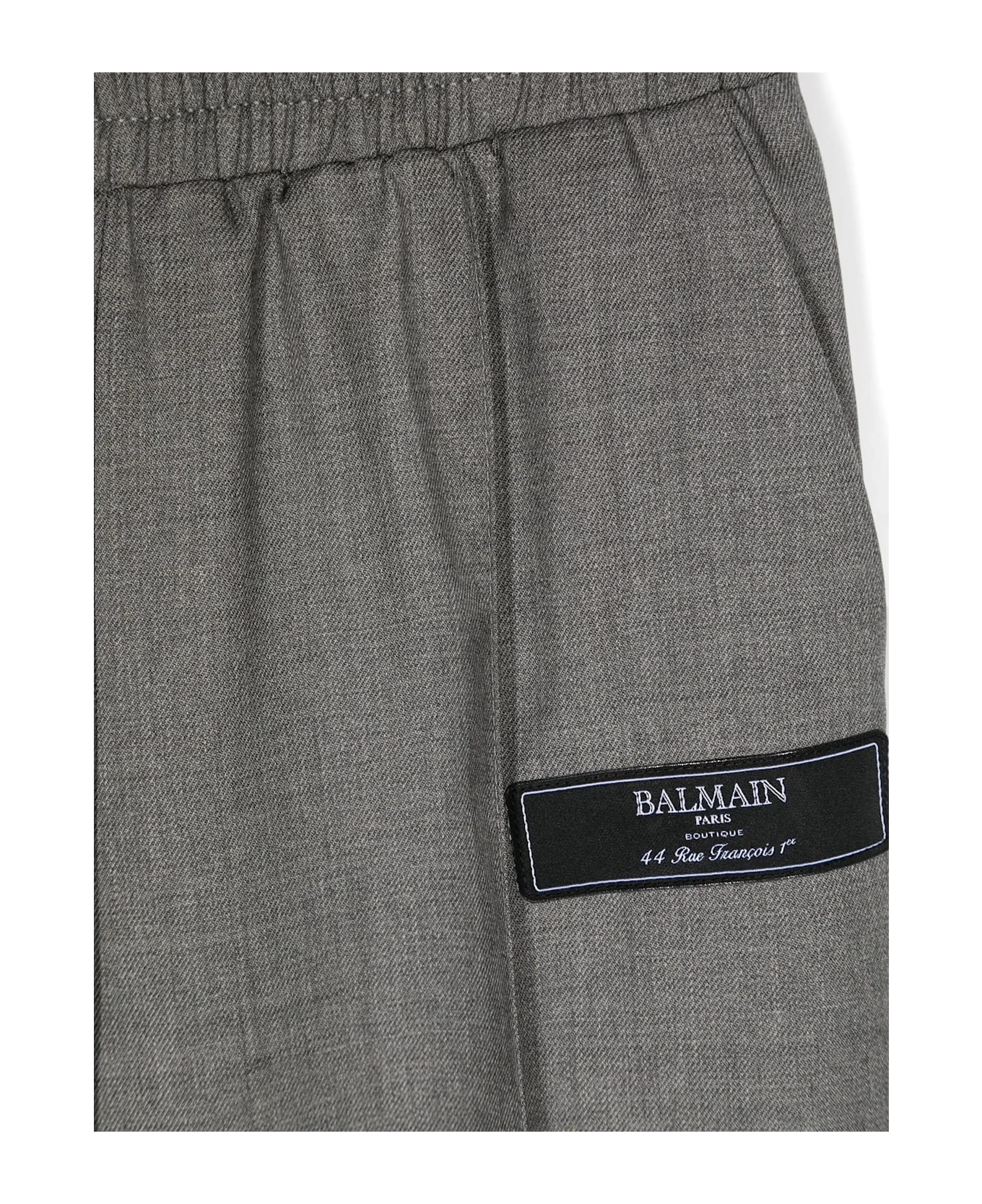 Balmain Pierre Balmain Trousers In Grey - Grey