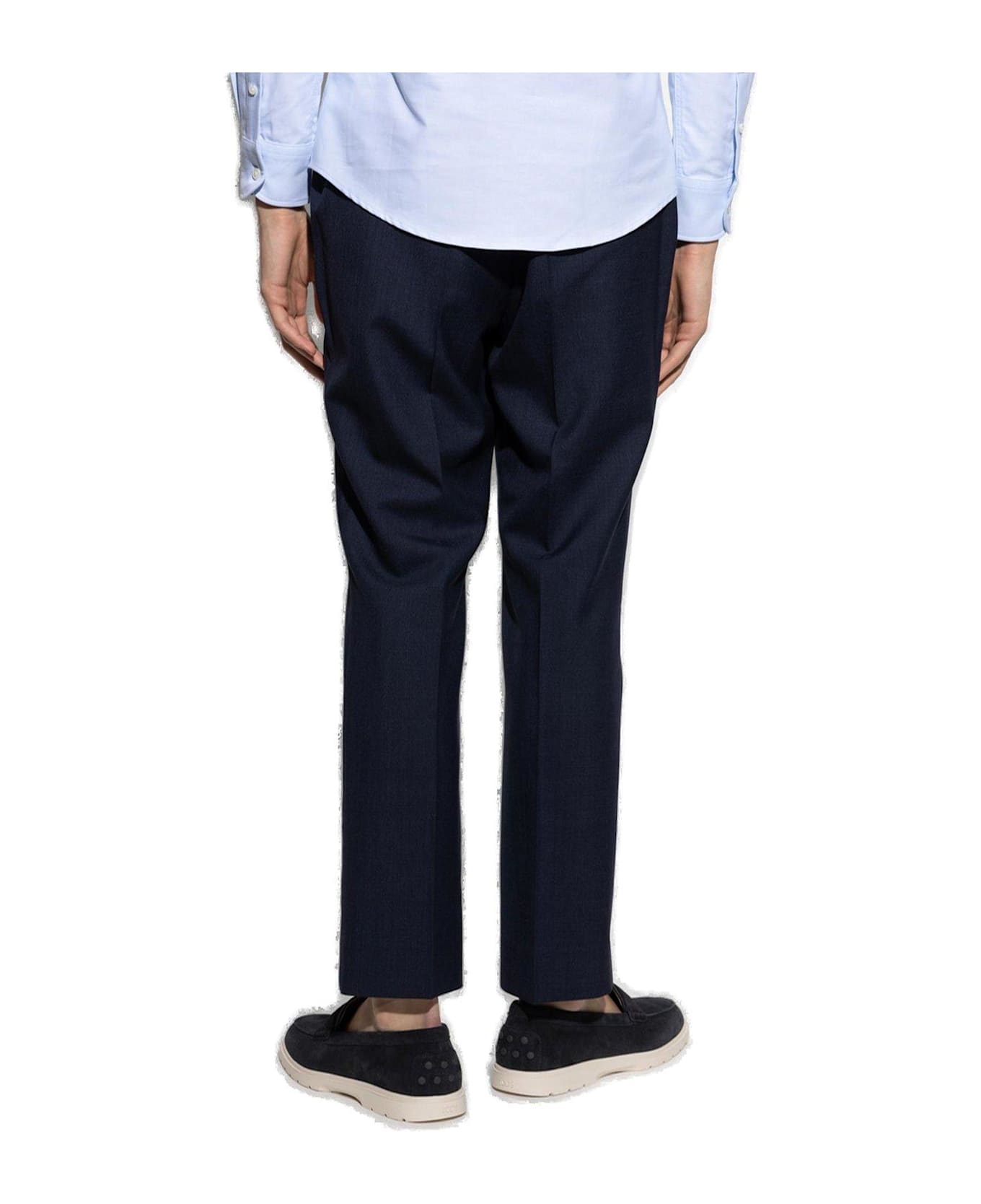 Ami Alexandre Mattiussi Paris Straight-leg Trousers - Navy Blue