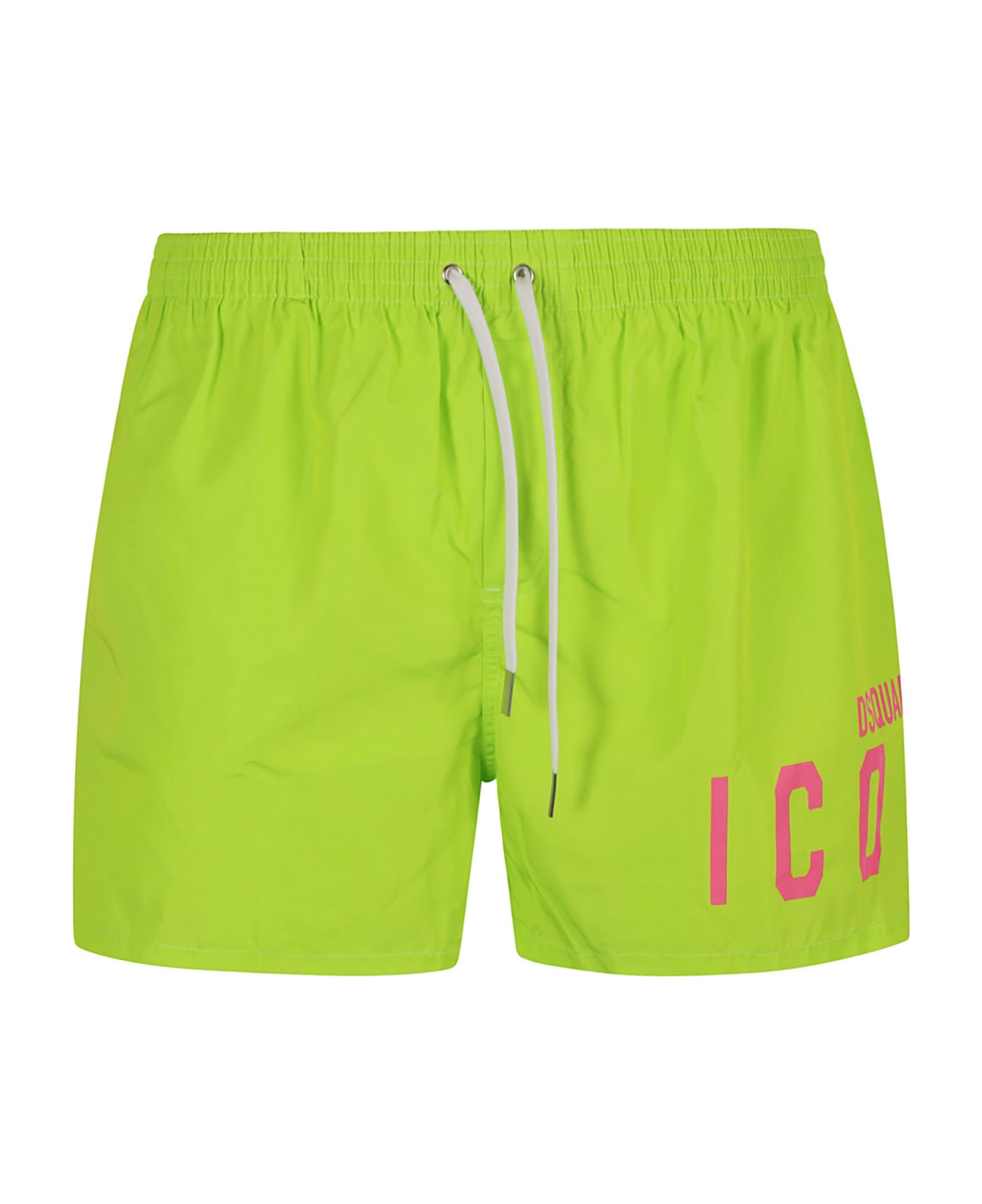 Dsquared2 Icon Logo Swimshorts - Fluo Green