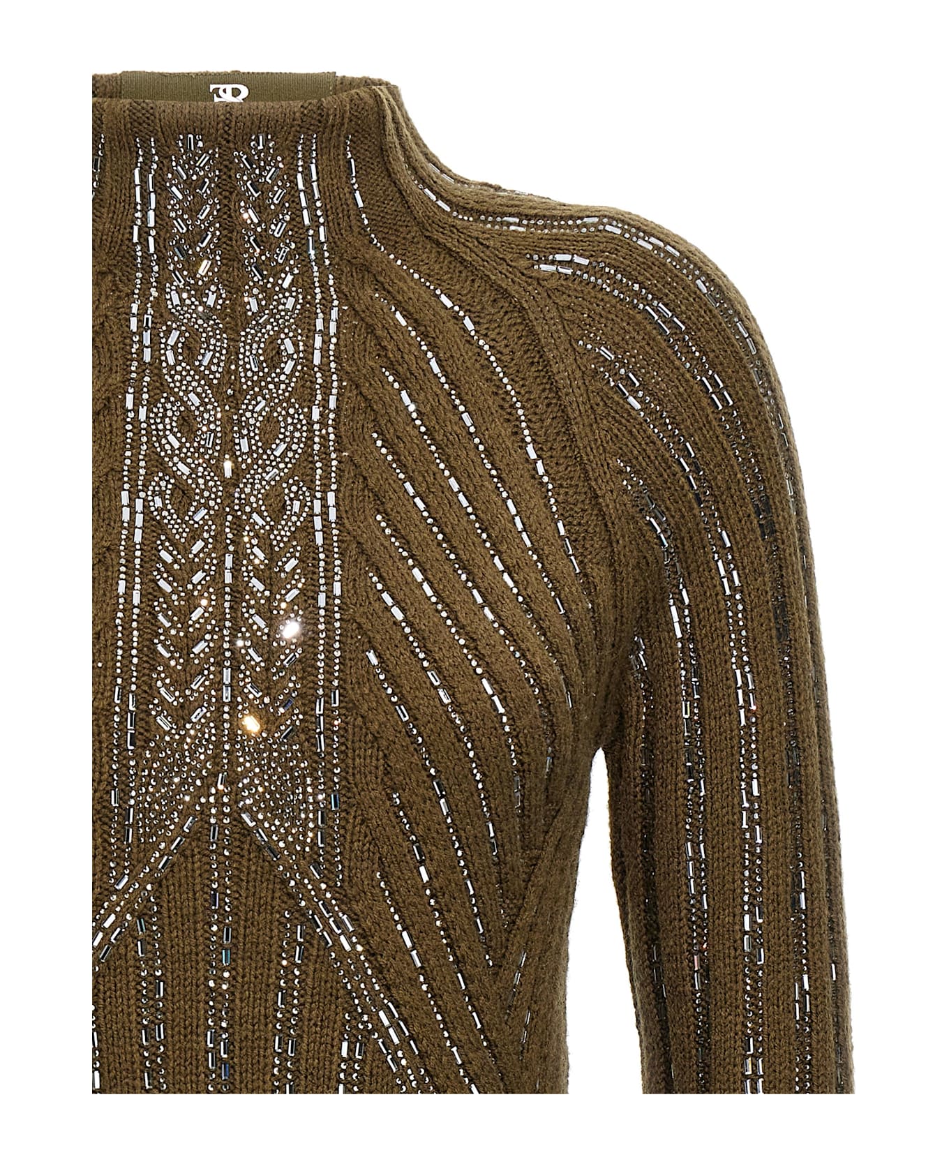 Ermanno Scervino Rhinestone Sweater - Multicolor