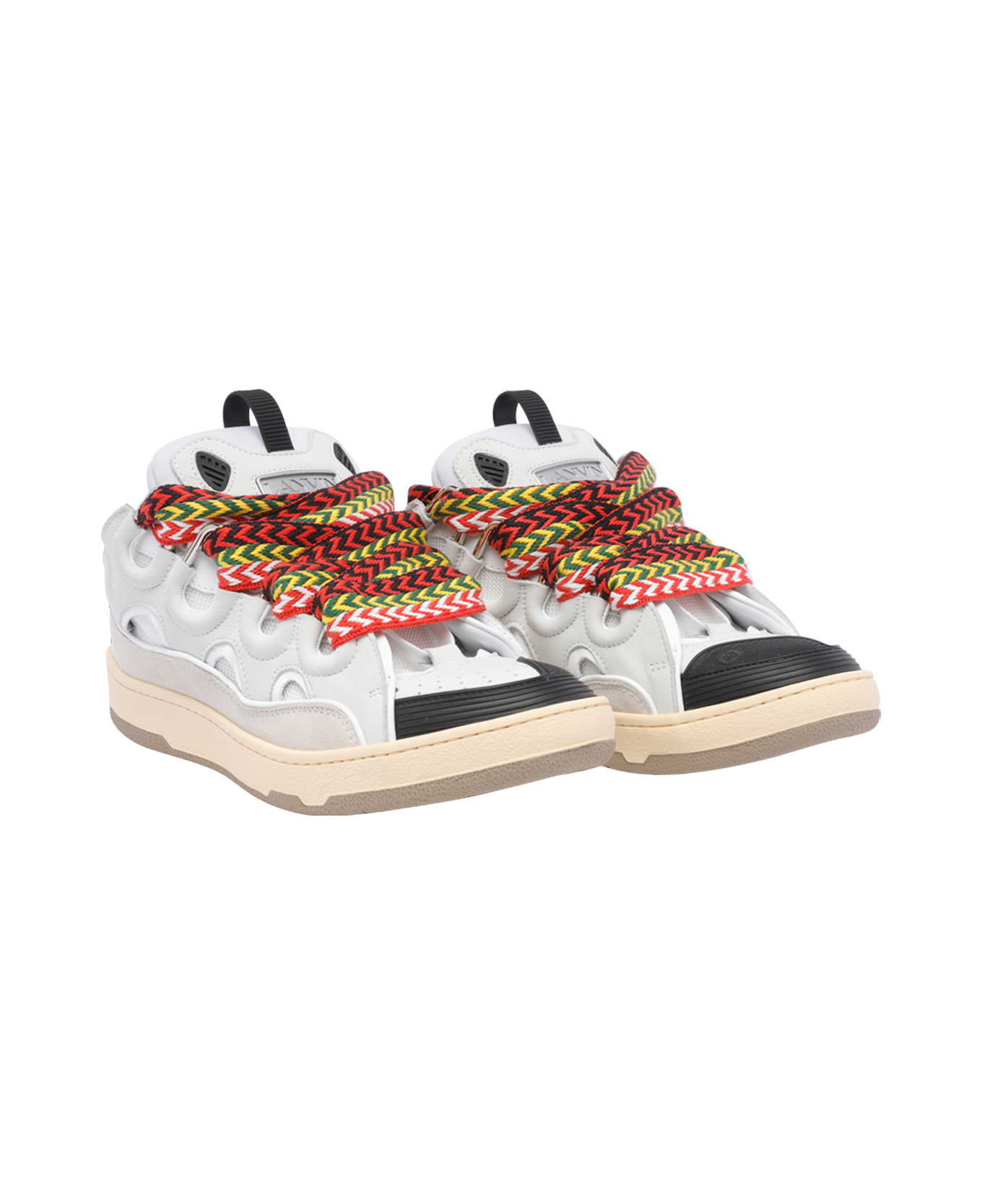 Lanvin Curb Sneakers - White