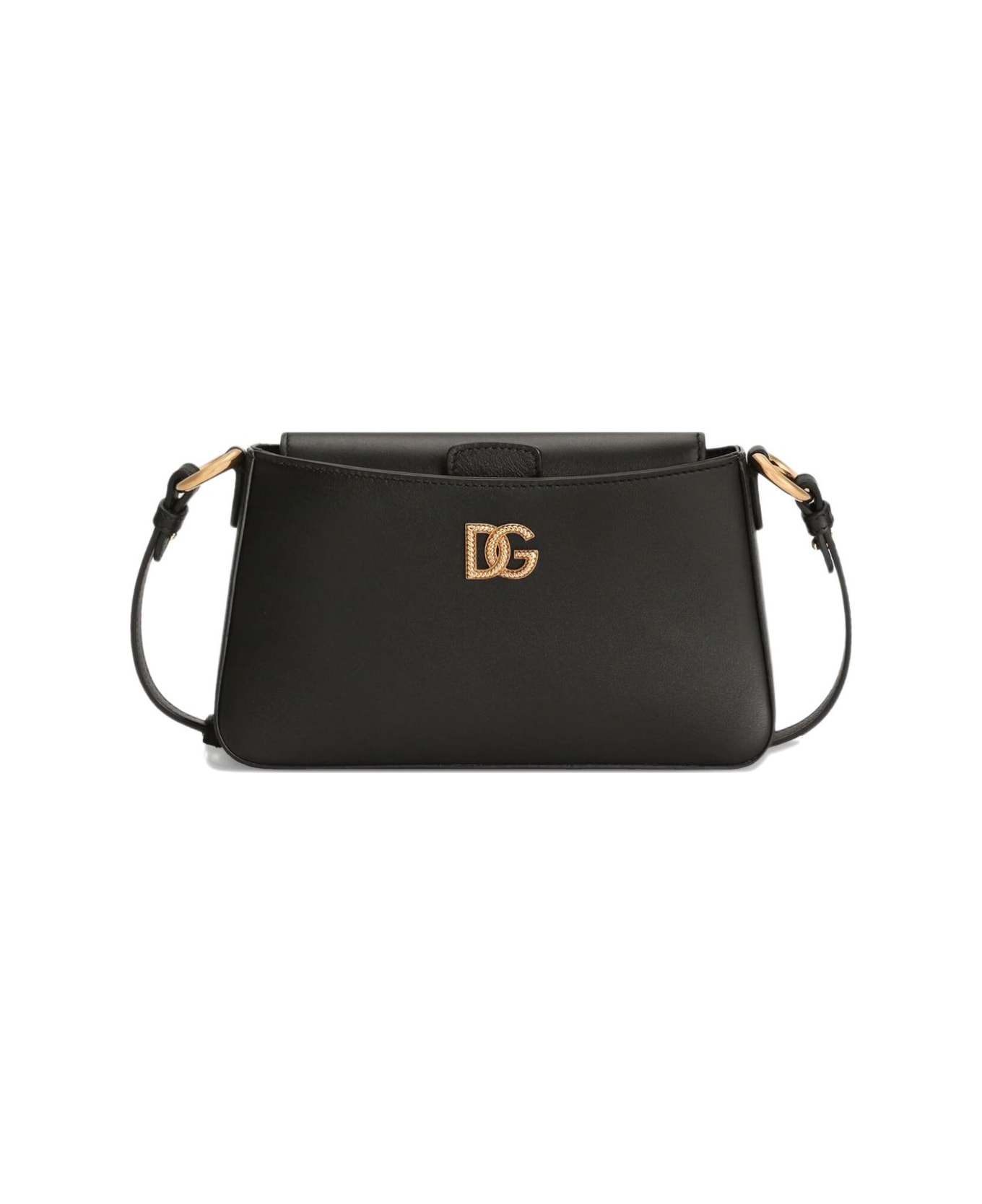 Dolce & Gabbana Leather Phone Bag - Black
