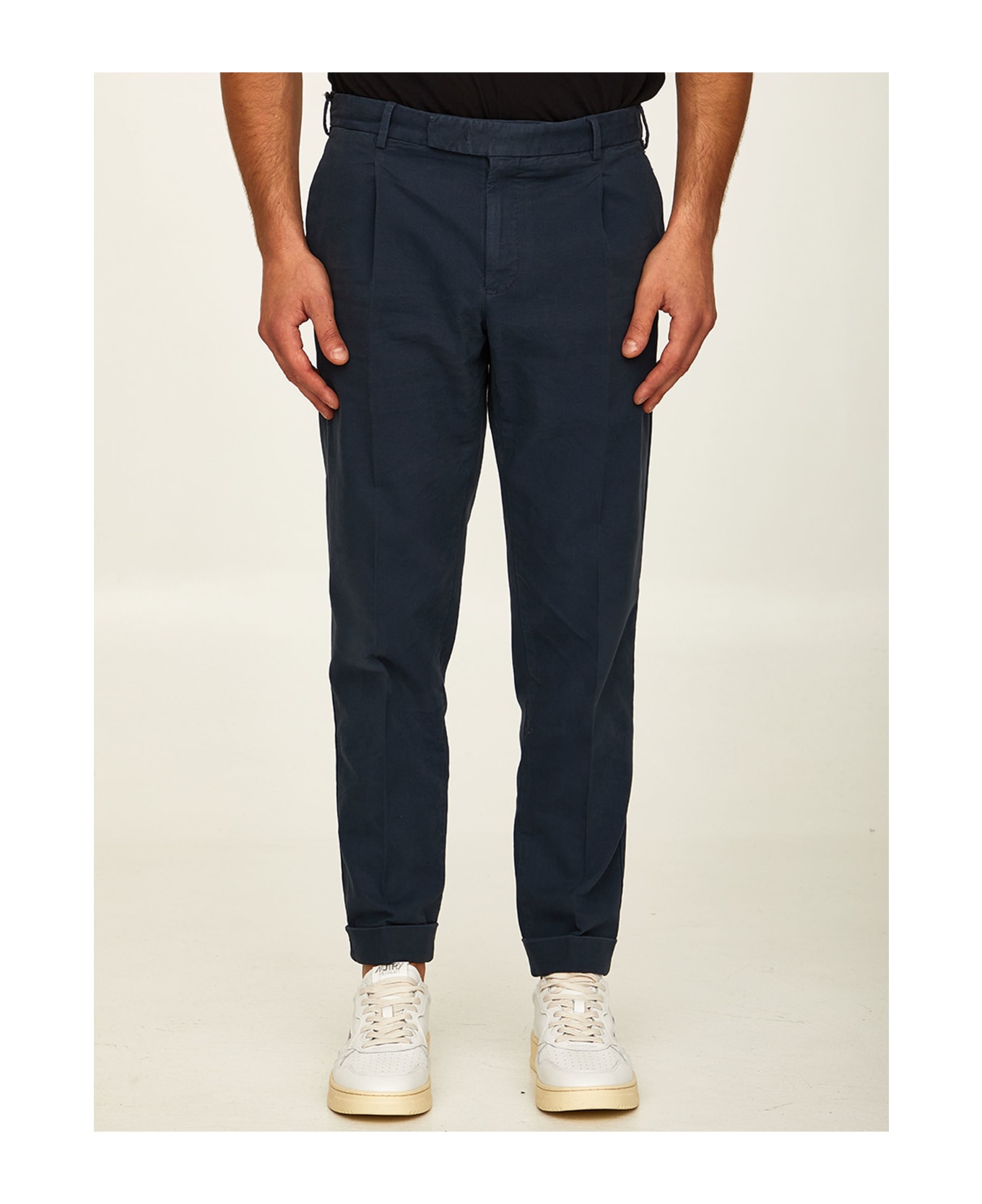 PT Torino Pleated Trousers - BLUE