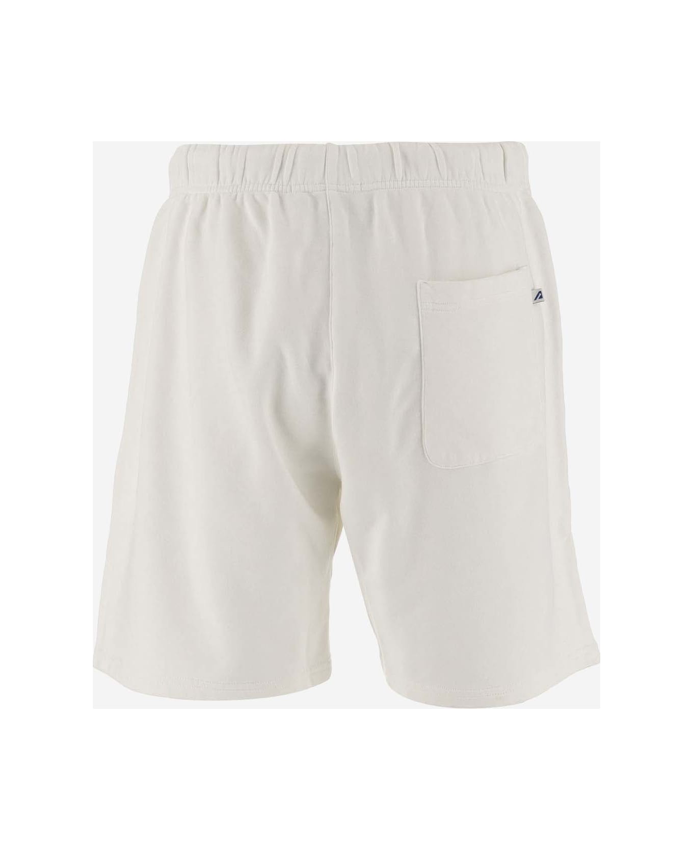 Autry Cotton Short Pants With Logo - White name:468