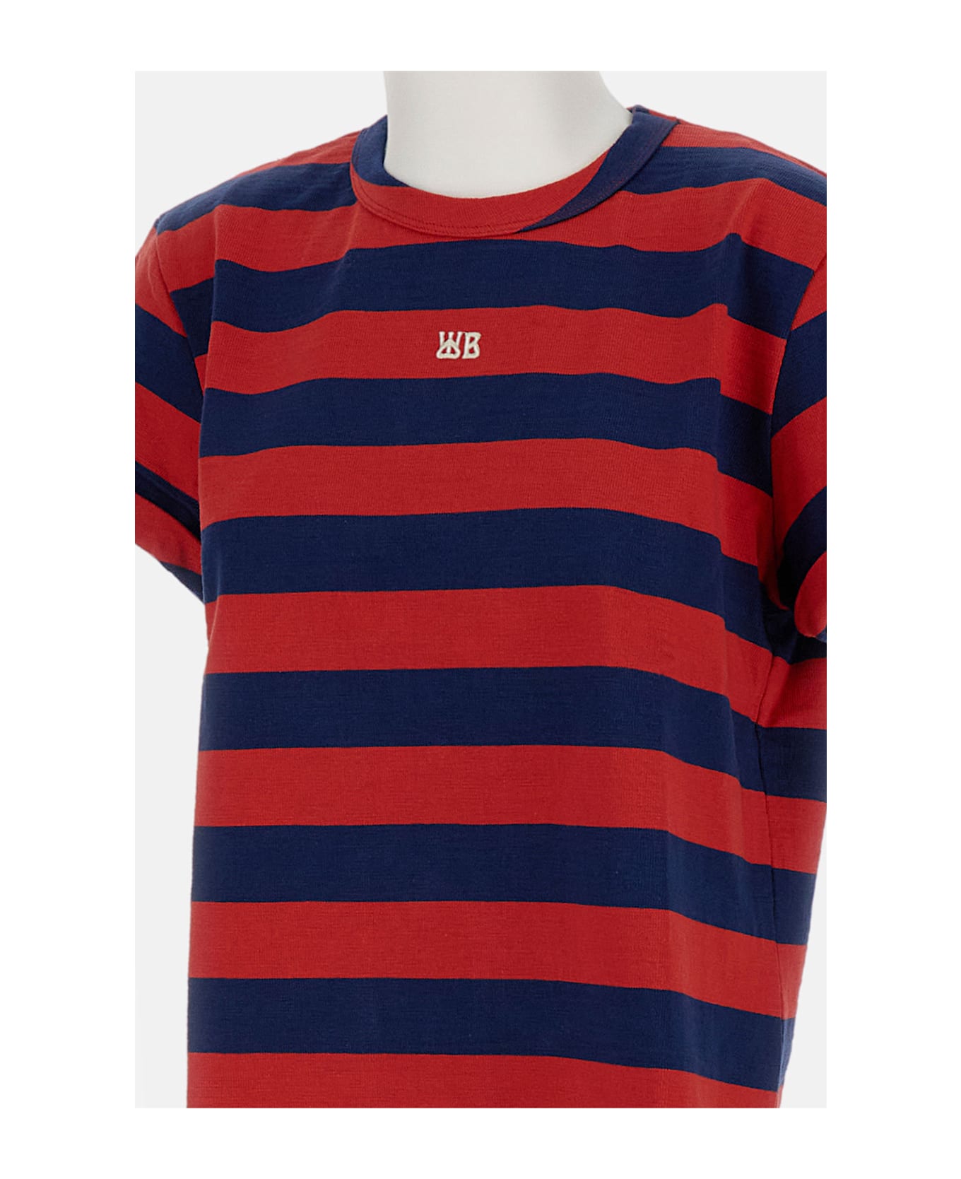 Wales Bonner City Cropped T Shirt - MultiColour