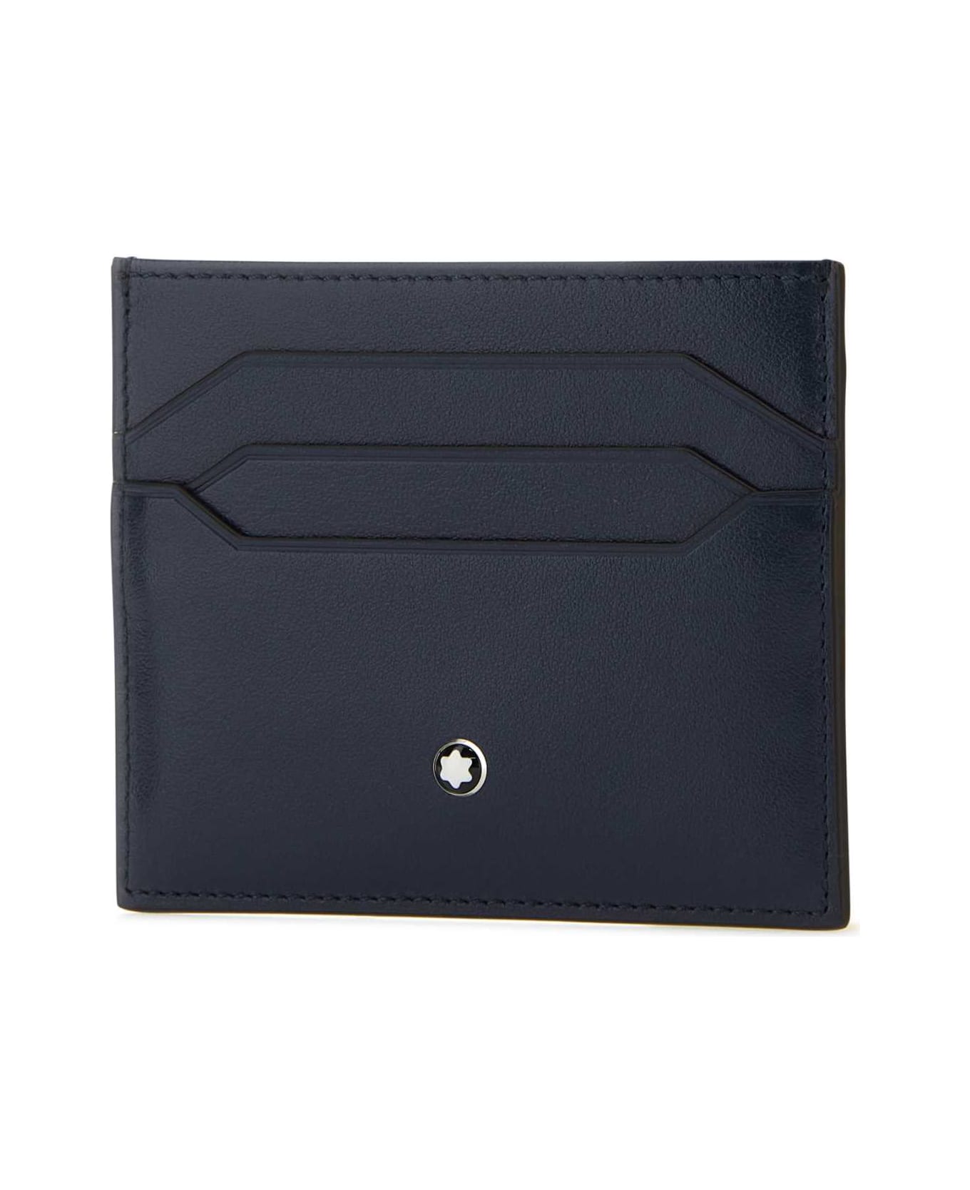 Montblanc Blue Leather Cardholder - INKBLUE
