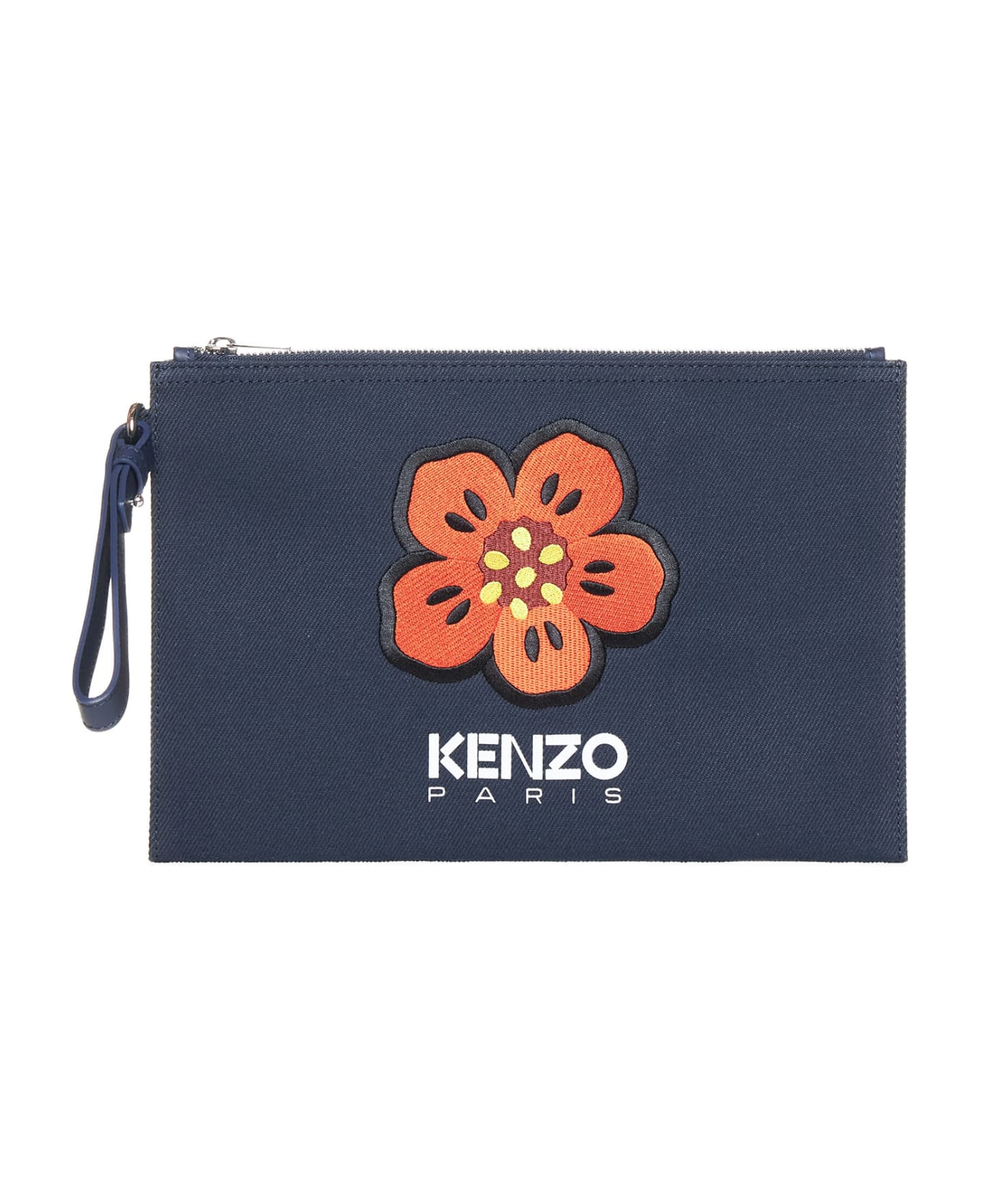 Kenzo 'boke Flower' Clutch - Navy blue