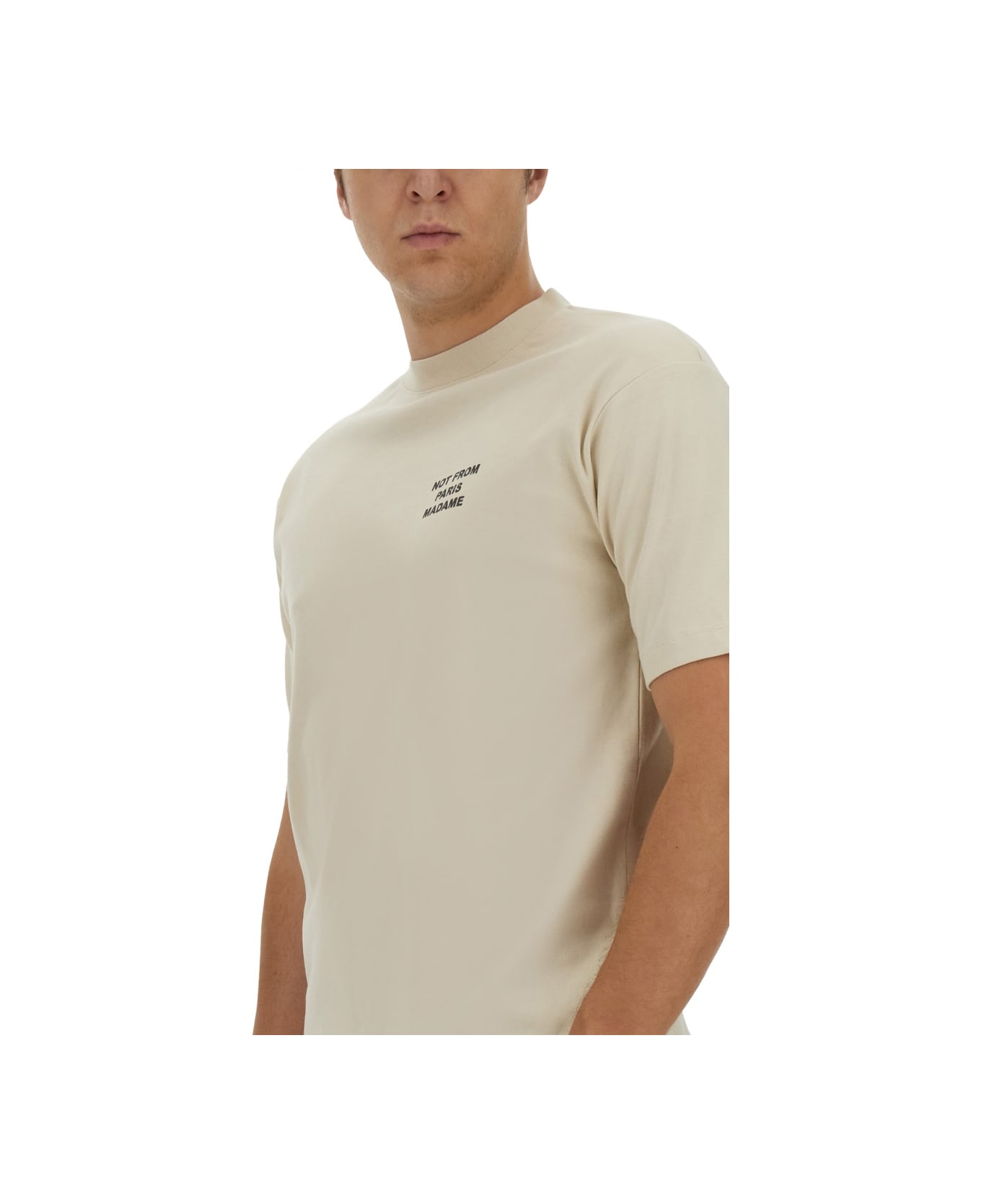 Drôle de Monsieur T-shirt In Cotone - POWDER