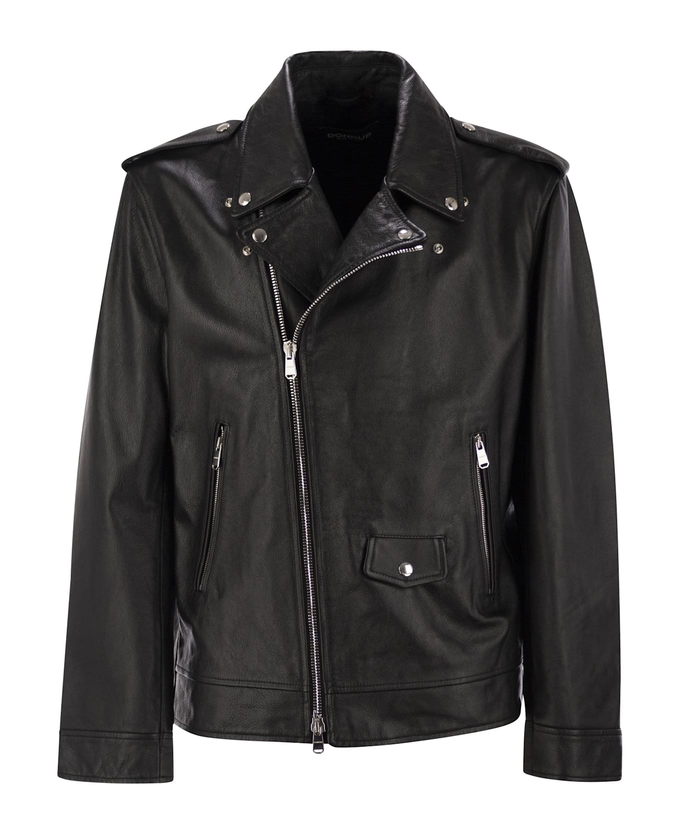 Dondup Leather Jacket - Black
