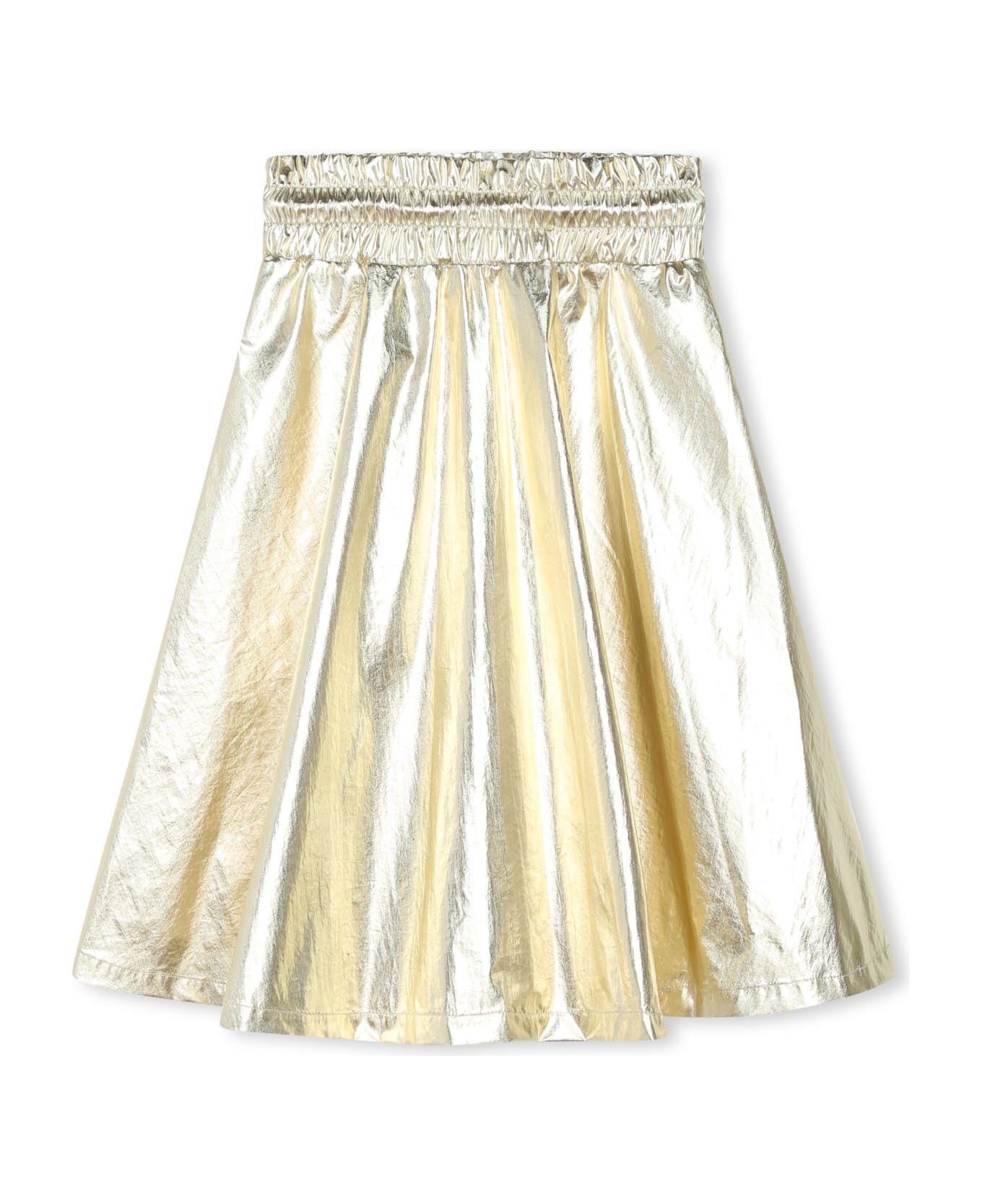 DKNY Skirt With Logo - Gold