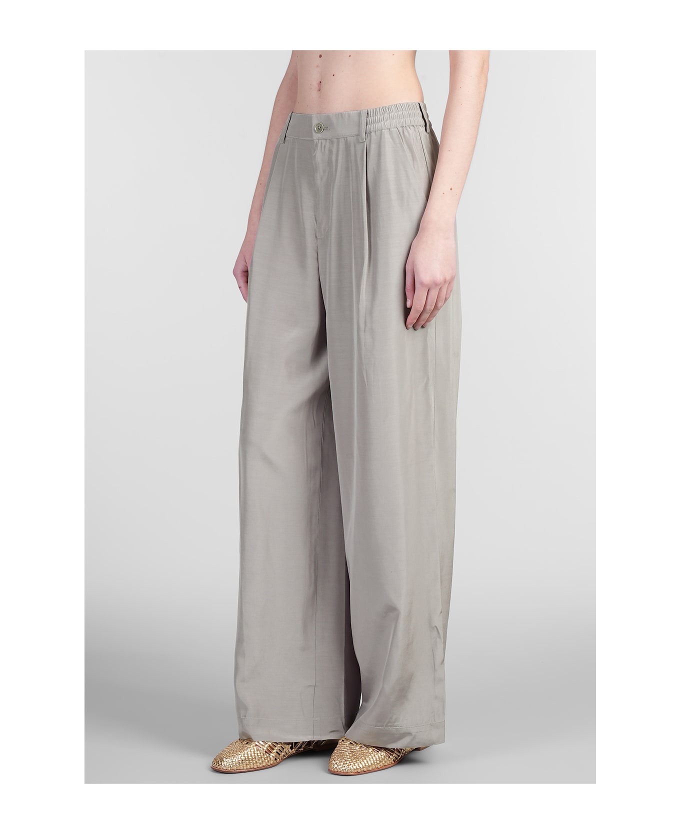 Simkhai Sydnie Pants In Grey Acetate - grey