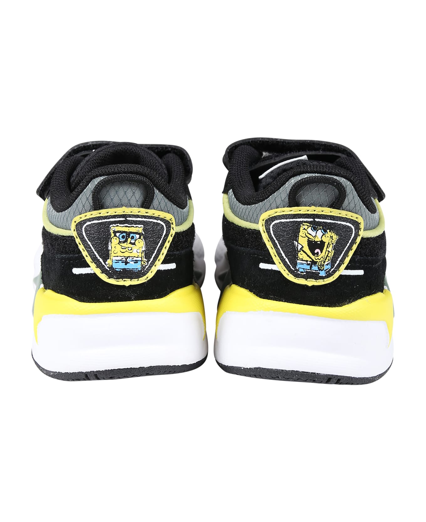 Puma Multicolor Sneakers For Boy With Logo - Black