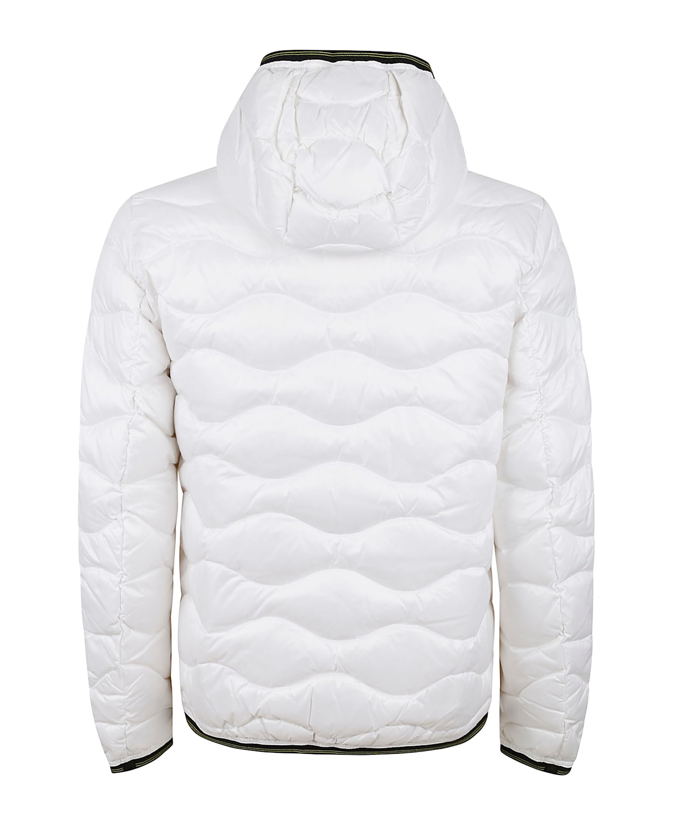 Blauer Pocket Detail Quilted Jacket - White