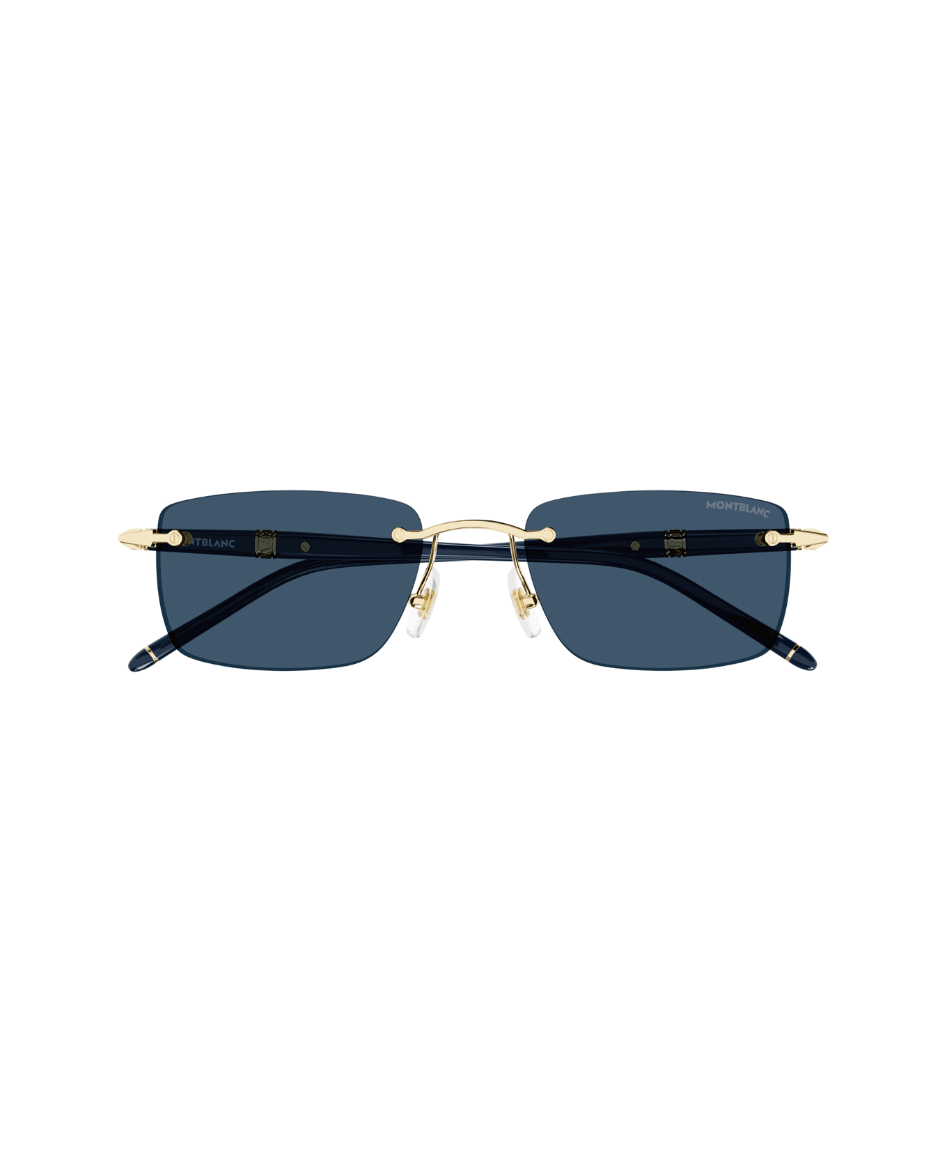 Montblanc Mb0344s Linea Meisterstück 003 Sunglasses - Blu