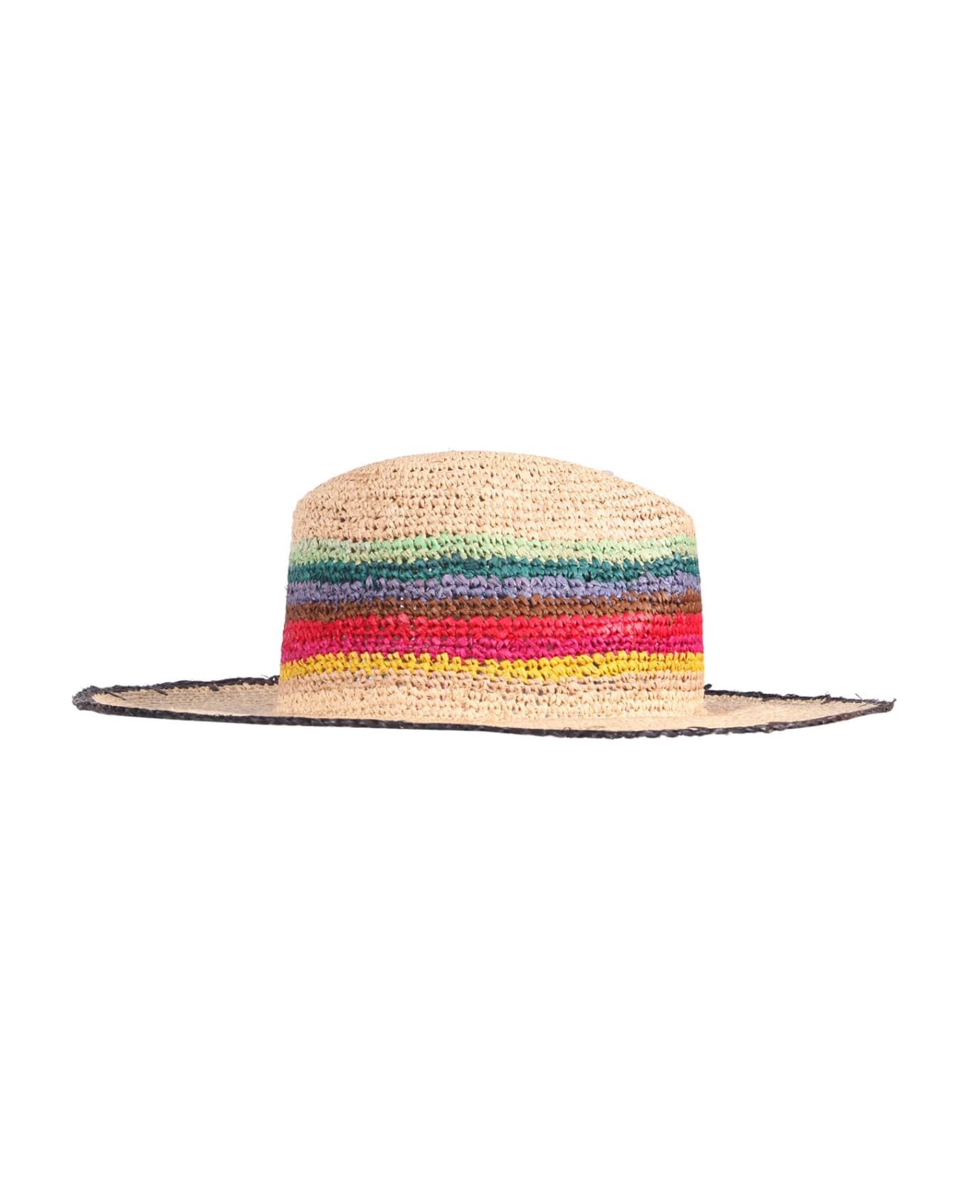 Paul Smith Wide-bhemmed Straw Hat - Beige 帽子