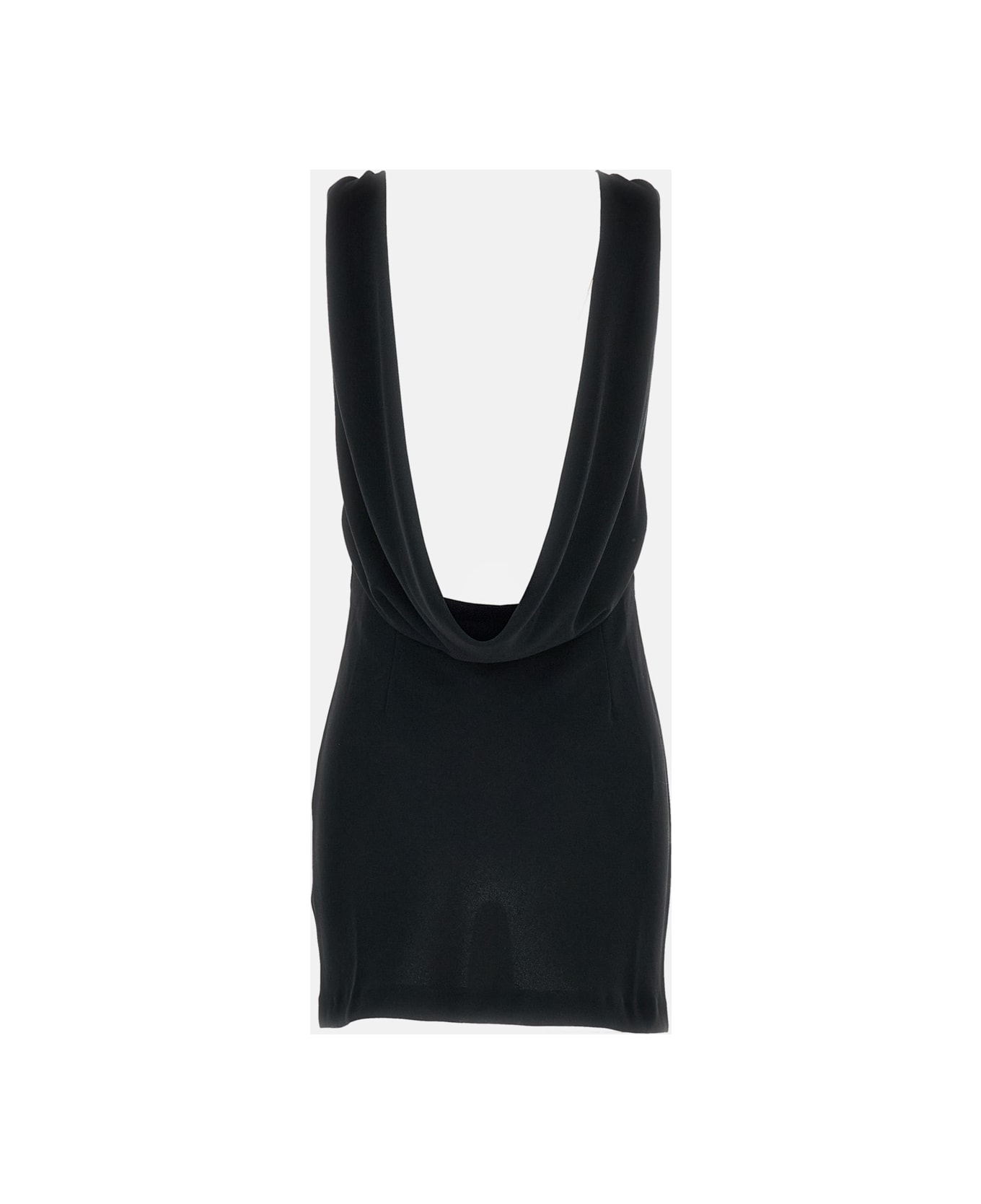 The Andamane Carmen Mini Dress - Black