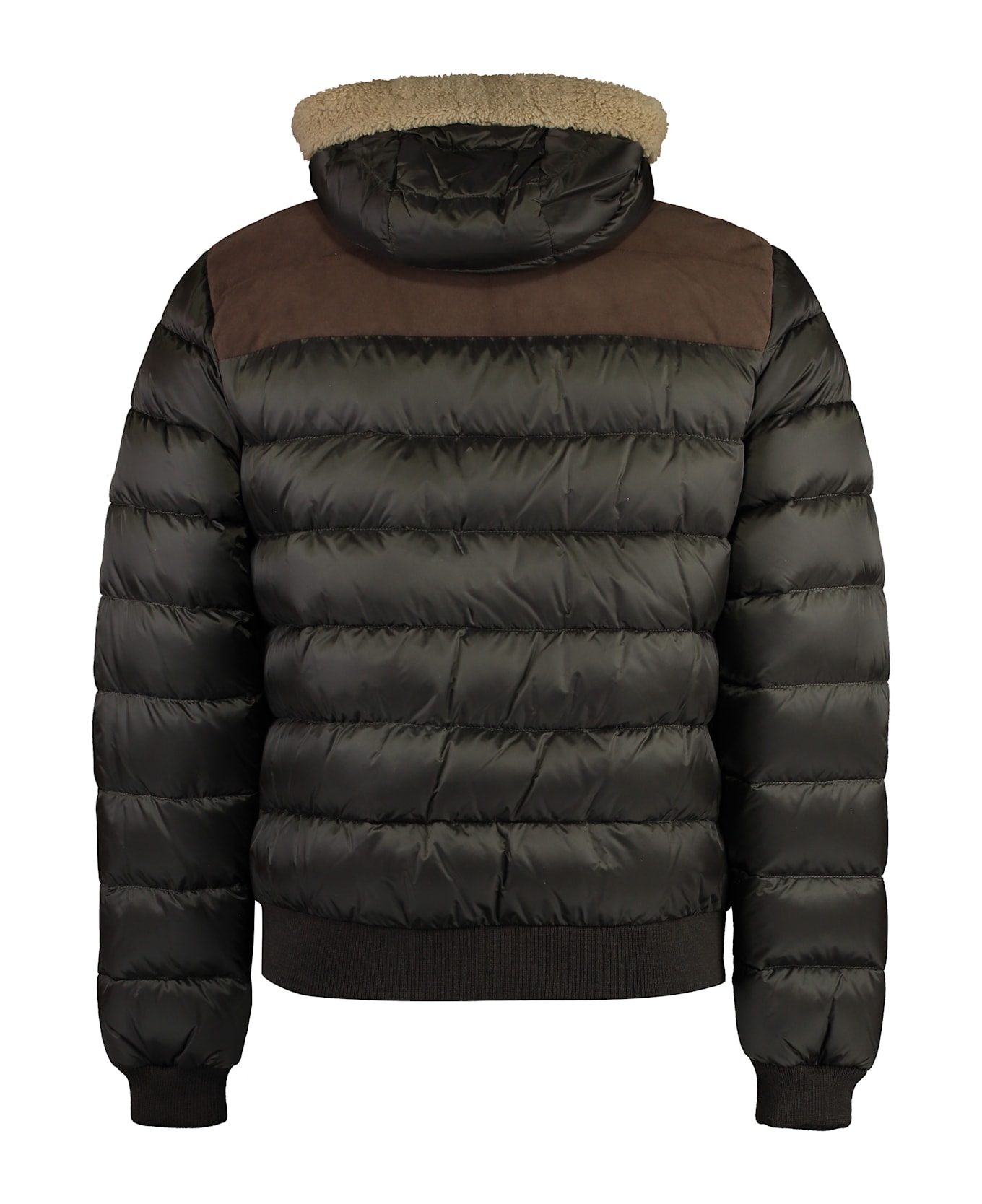Moorer Peter Hooded Down Jacket - brown