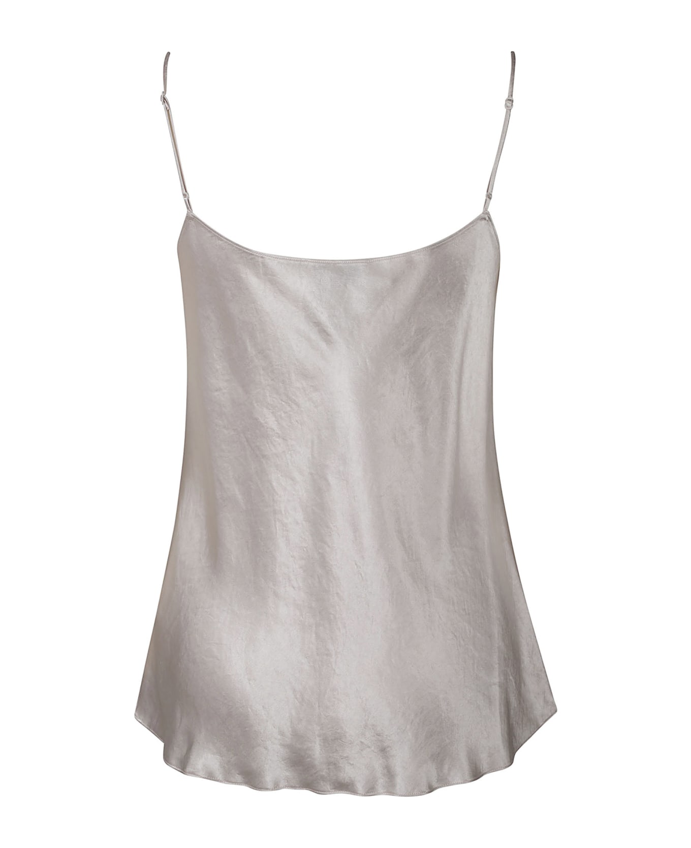 Vince Shiny Sleeveless Top - Champagne