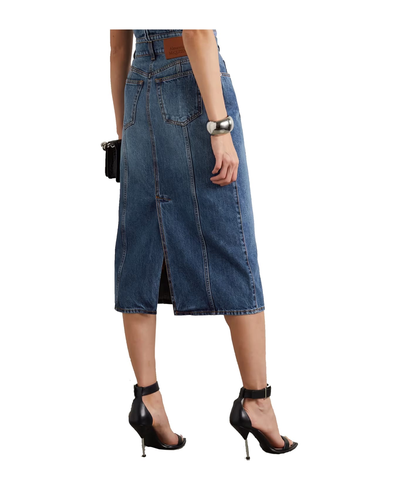Alexander McQueen Denim Skirt - Blue スカート
