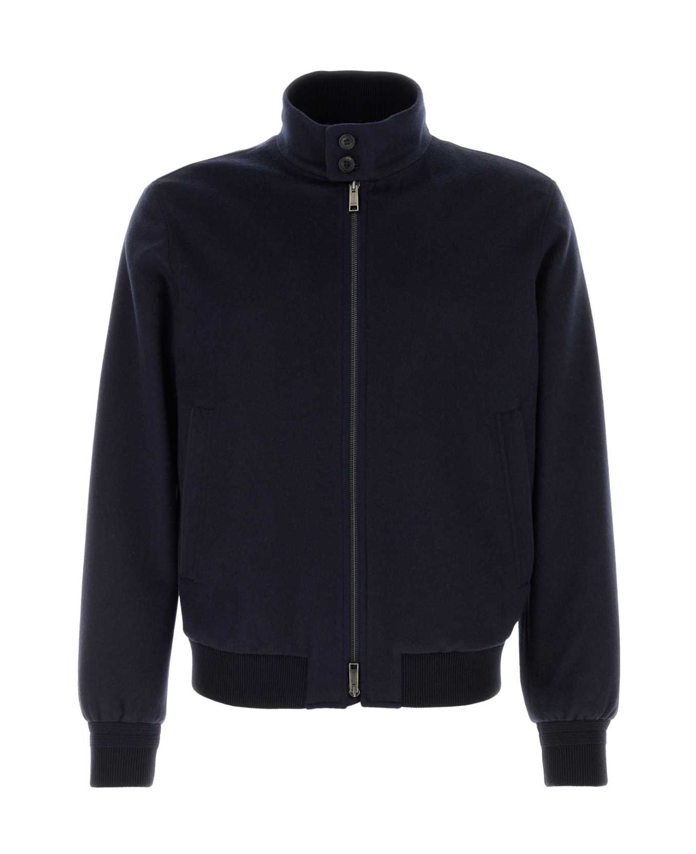 Zegna Dark Blue Cashmere Jacket - B99R