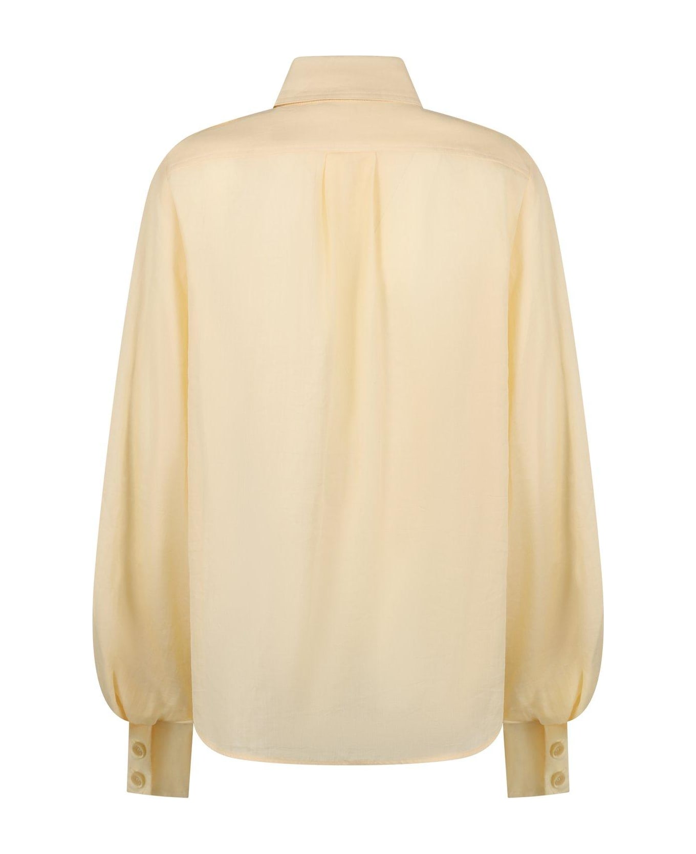Zimmermann Utility Button-up Shirt - Yellow