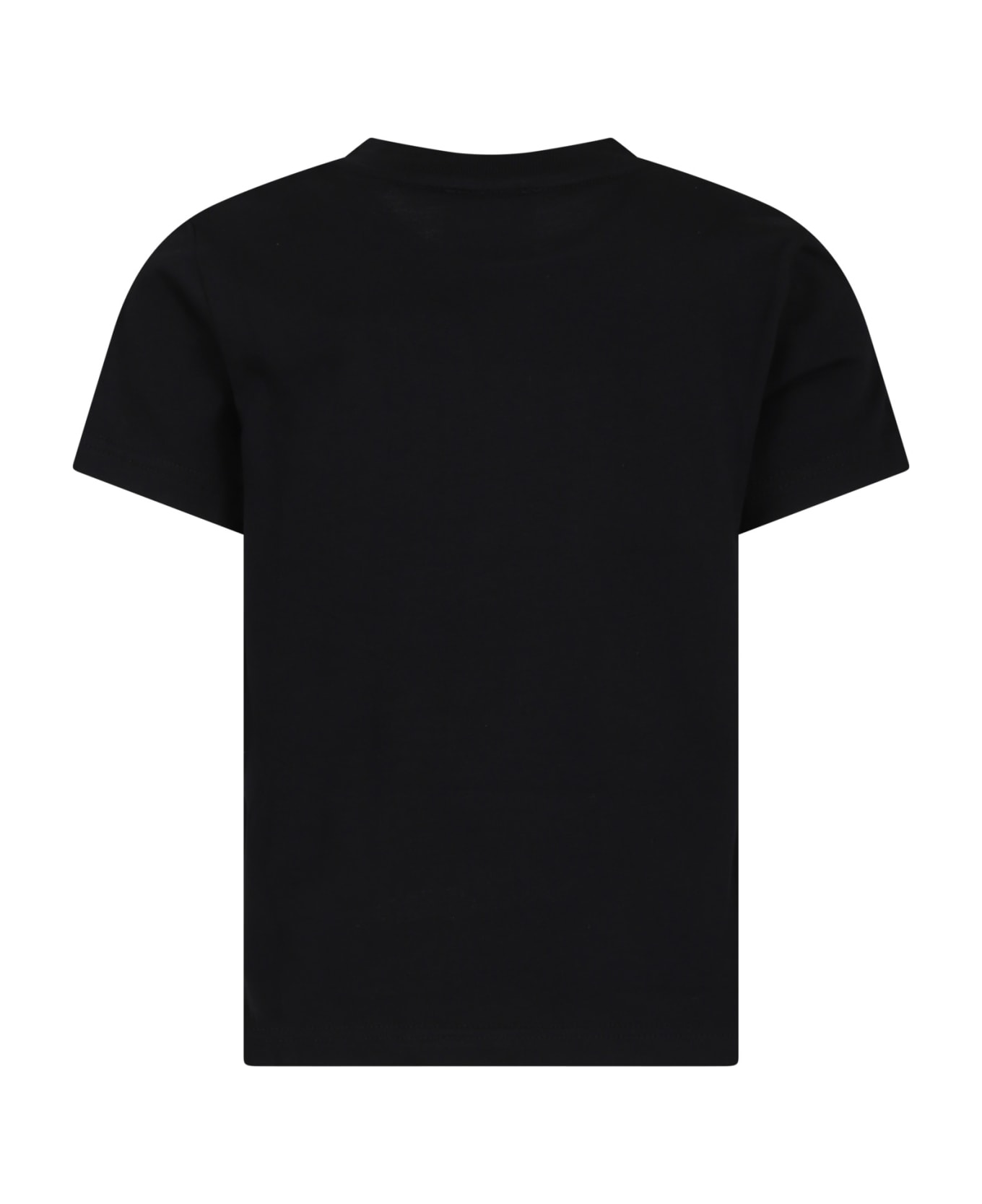Givenchy Black T-shirt For Boy With Logo - Black