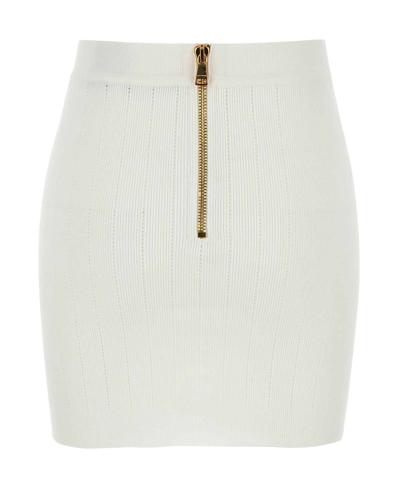【送料&関税込】Balmain Mini Skirt In White Viscose Blend Balmain Mini Skirt In White Viscose Blend | italist, ALWAYS