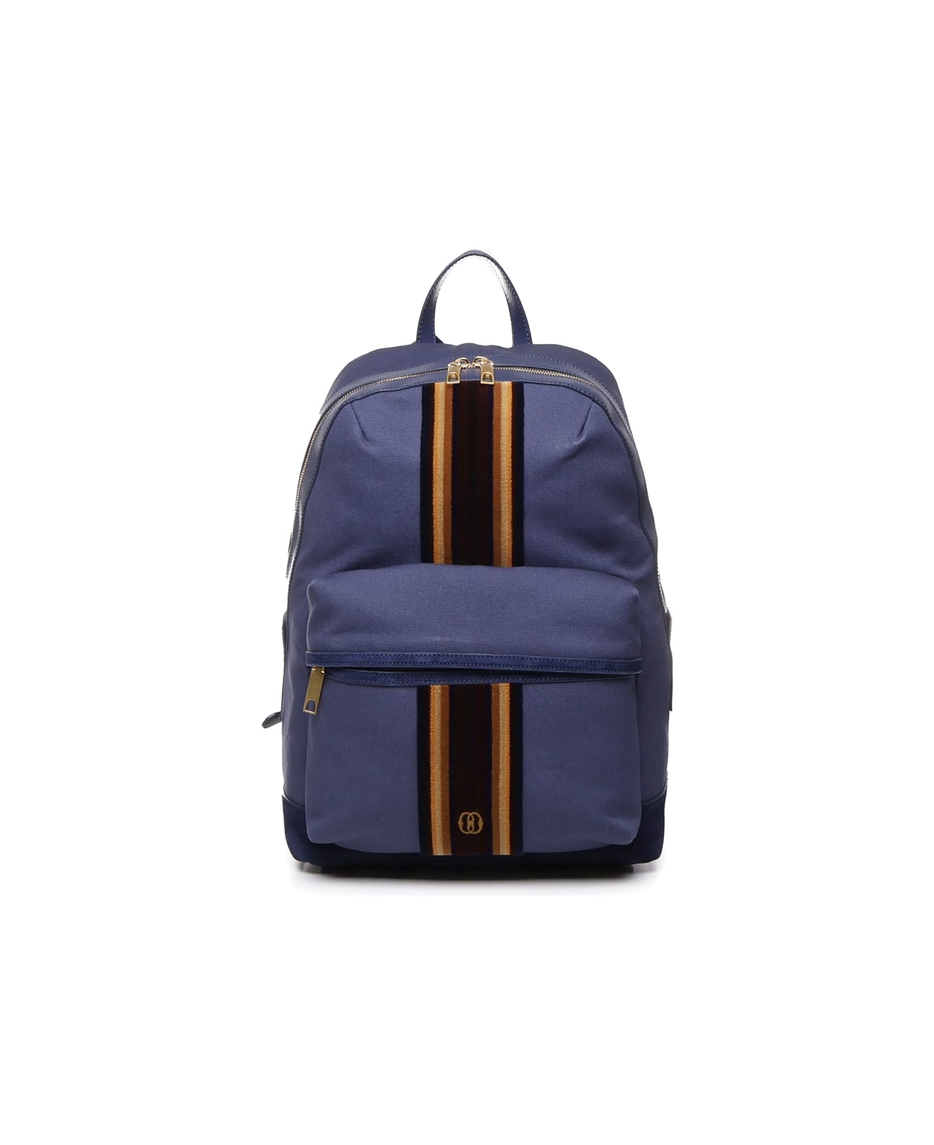 Bally Race Backpack In Fabric - Blue