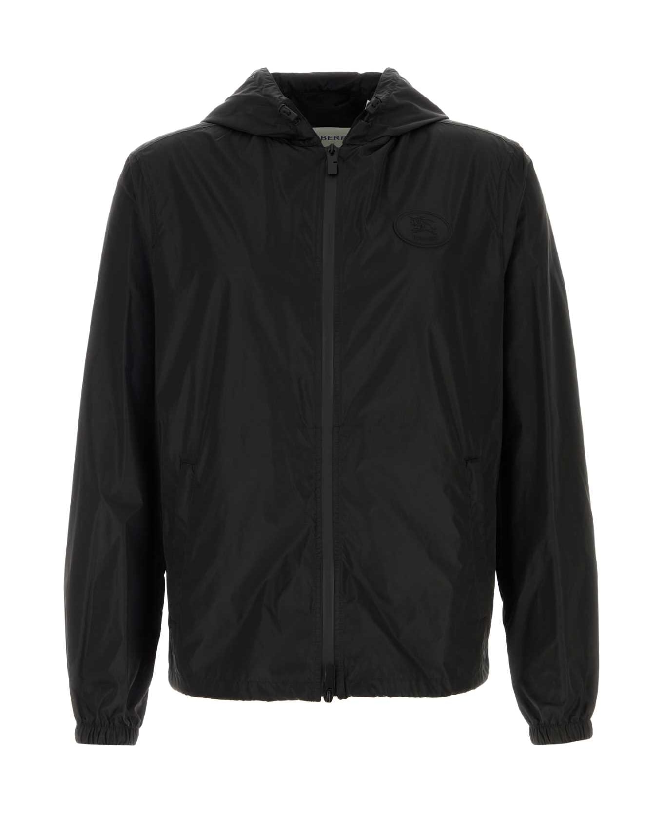 Burberry Black Polyester Jacket - BLACK