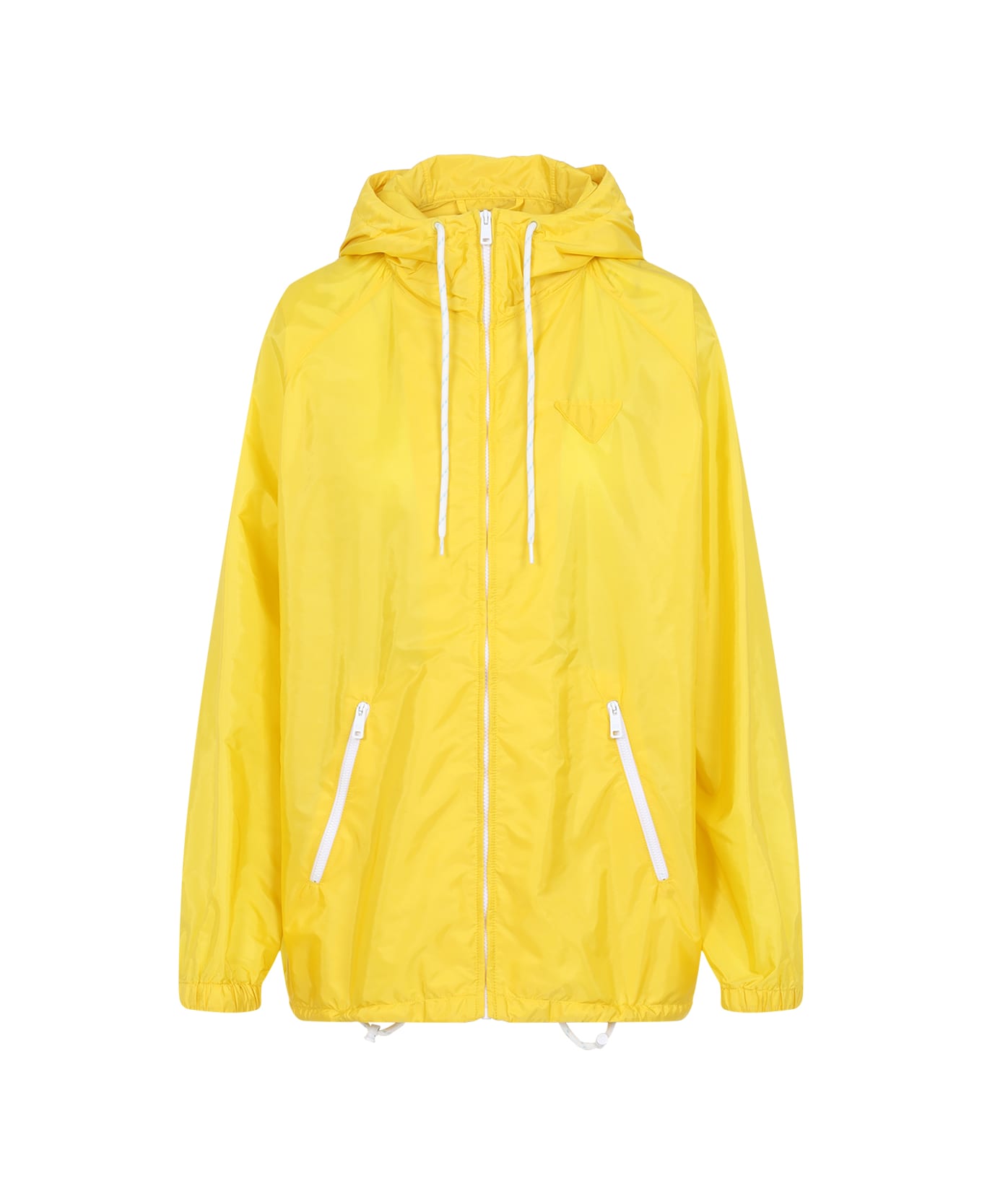 Prada Yellow Re-nylon Windbreaker - CEDRO