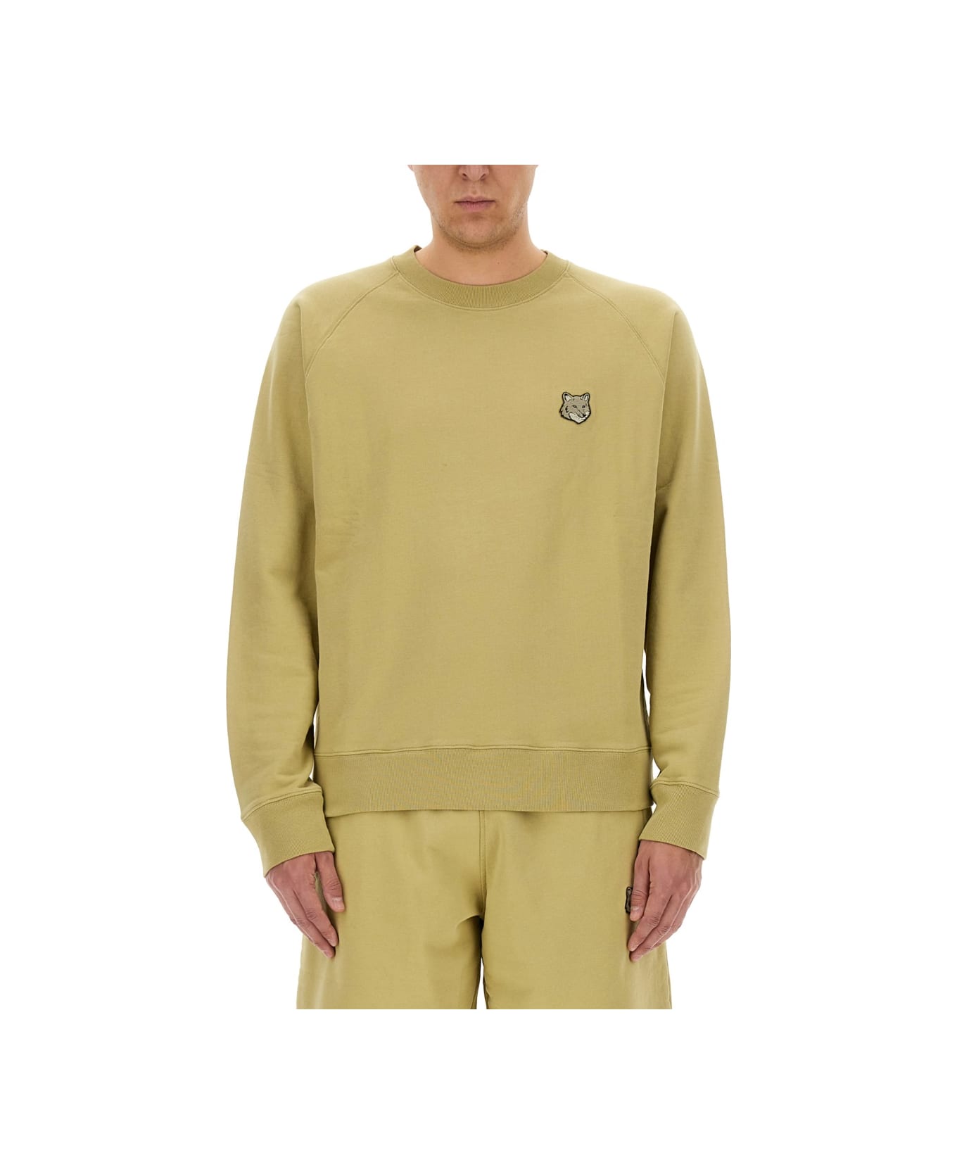 Maison Kitsuné Oversize Sweatshirt - BEIGE