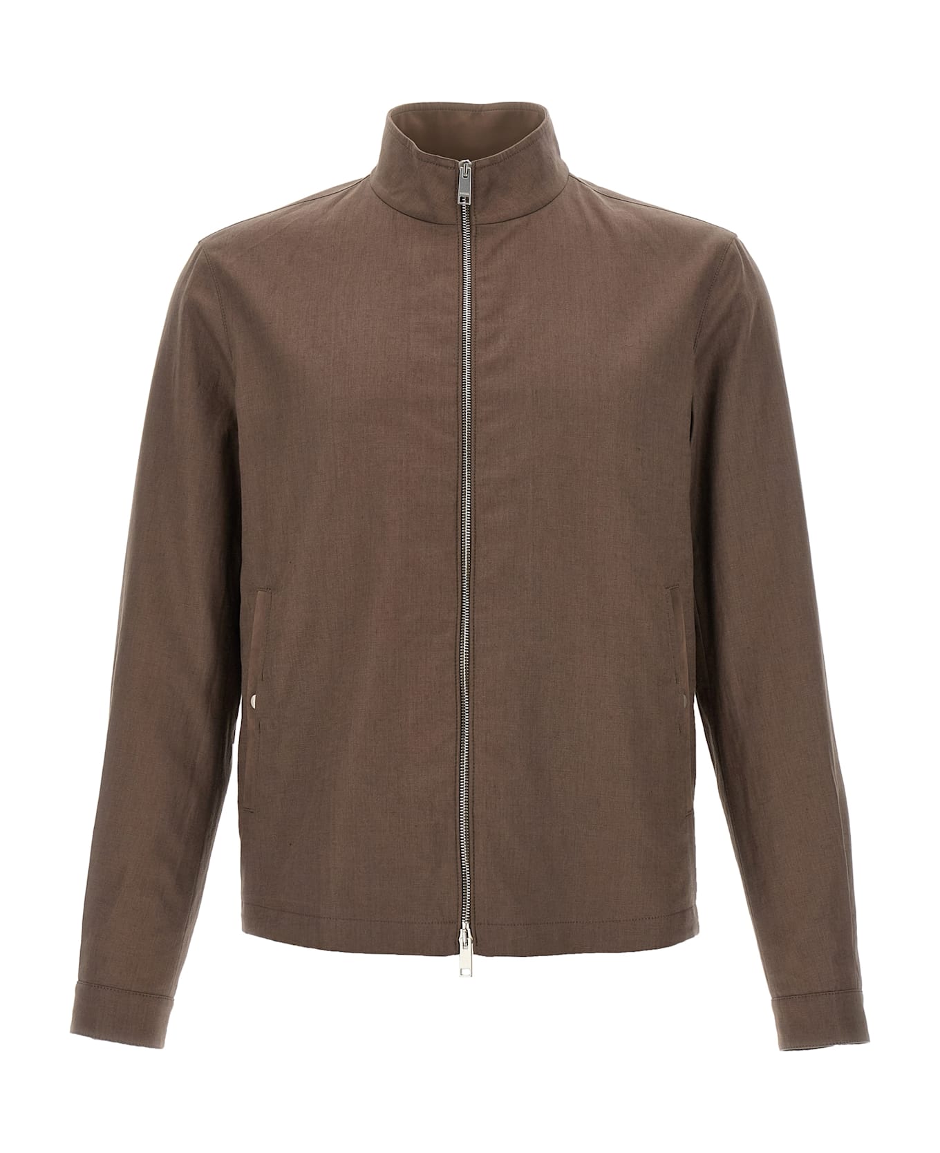Zegna Linen Oasis Blouson - Brown