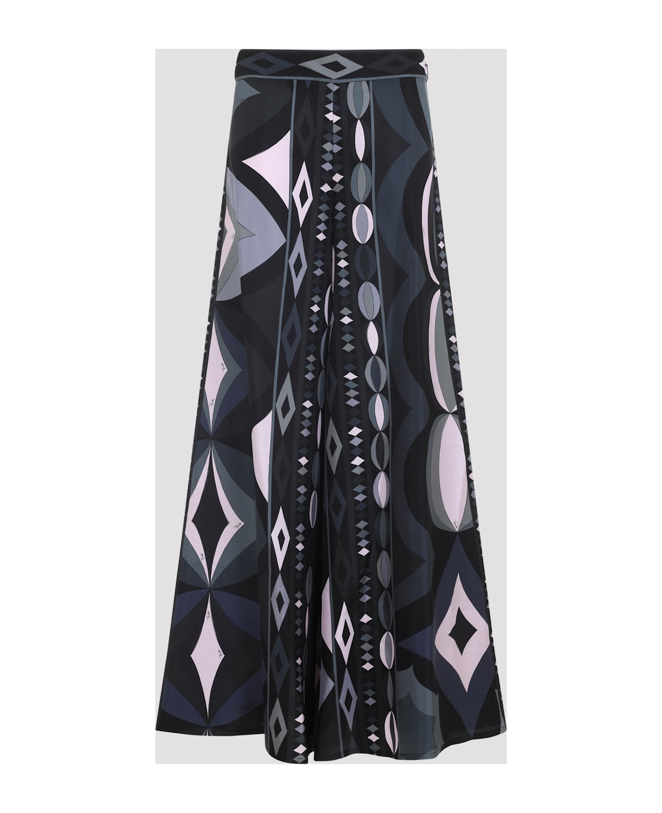 Pucci Silk Pants - Black Pink