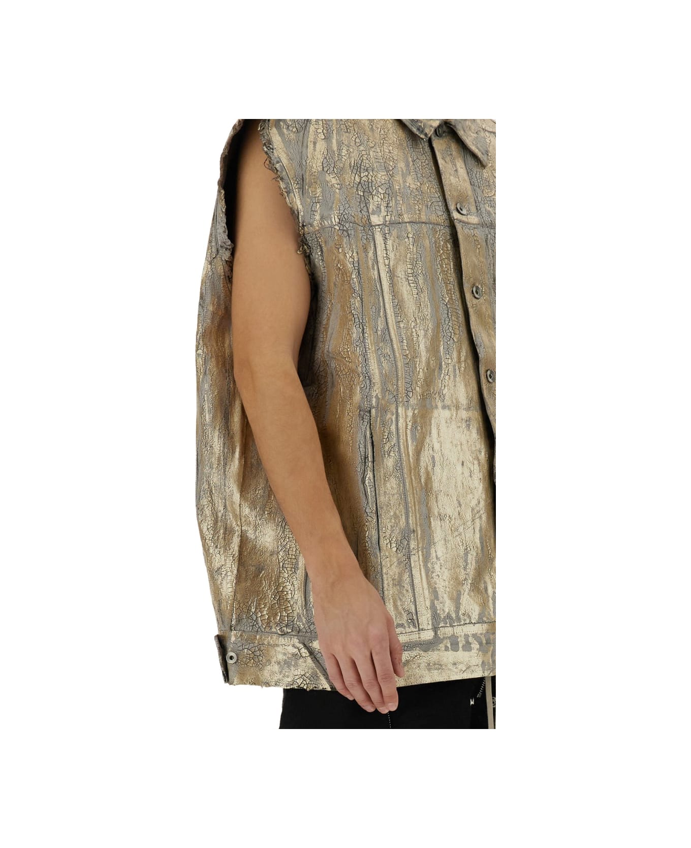 DRKSHDW Jumbo Vest - GOLD