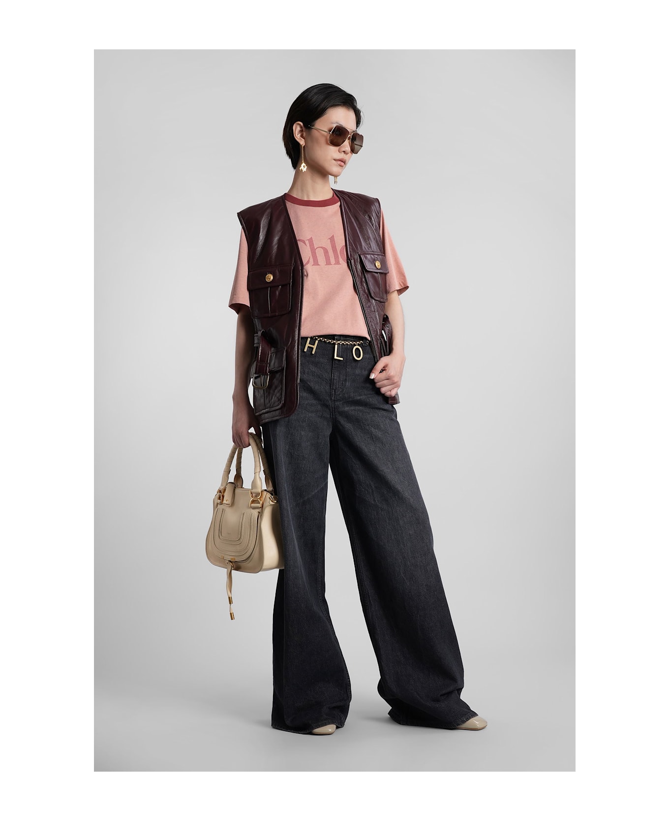Chloé Jeans In Black Cotton - black