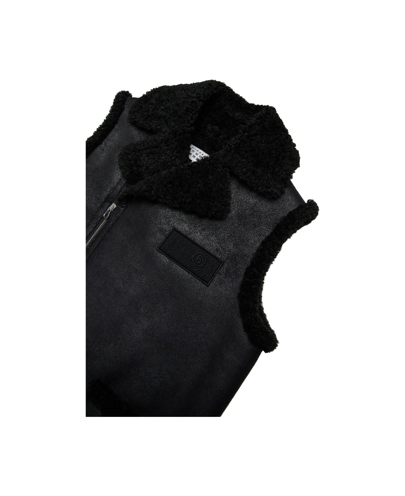 MM6 Maison Margiela Jacket With Logo - BLACK