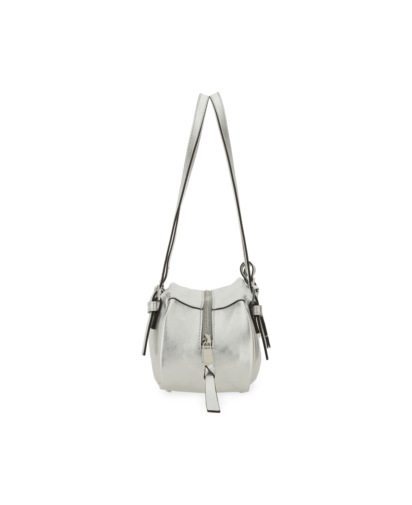 Versace Shoulder Bag "bowling Tag" - SILVER