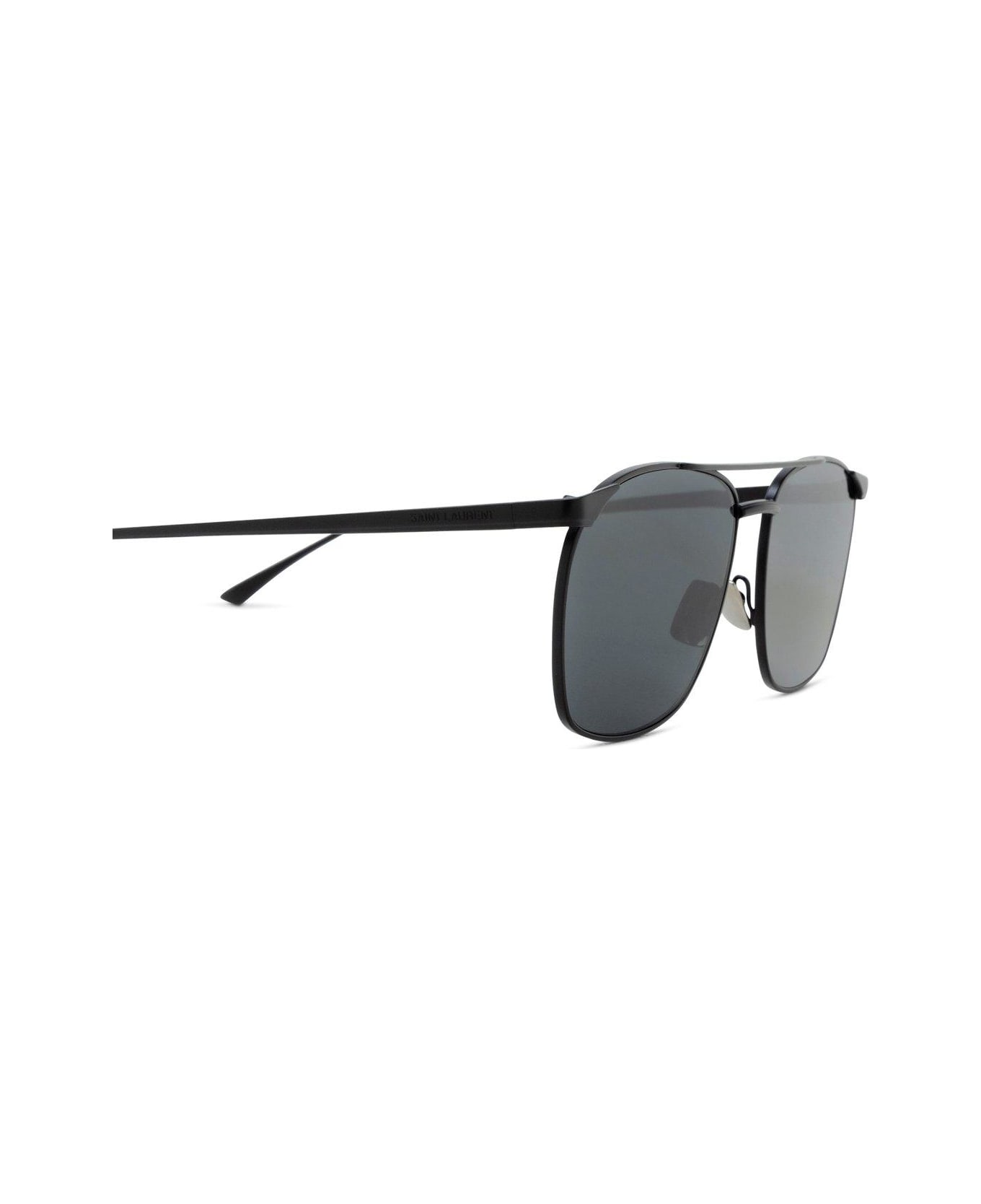 Saint Laurent Pilot-frame Sunglasses - Black サングラス