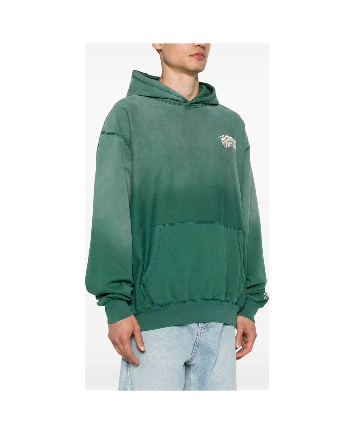 Billionaire Logo Oversized Hoodie - Green
