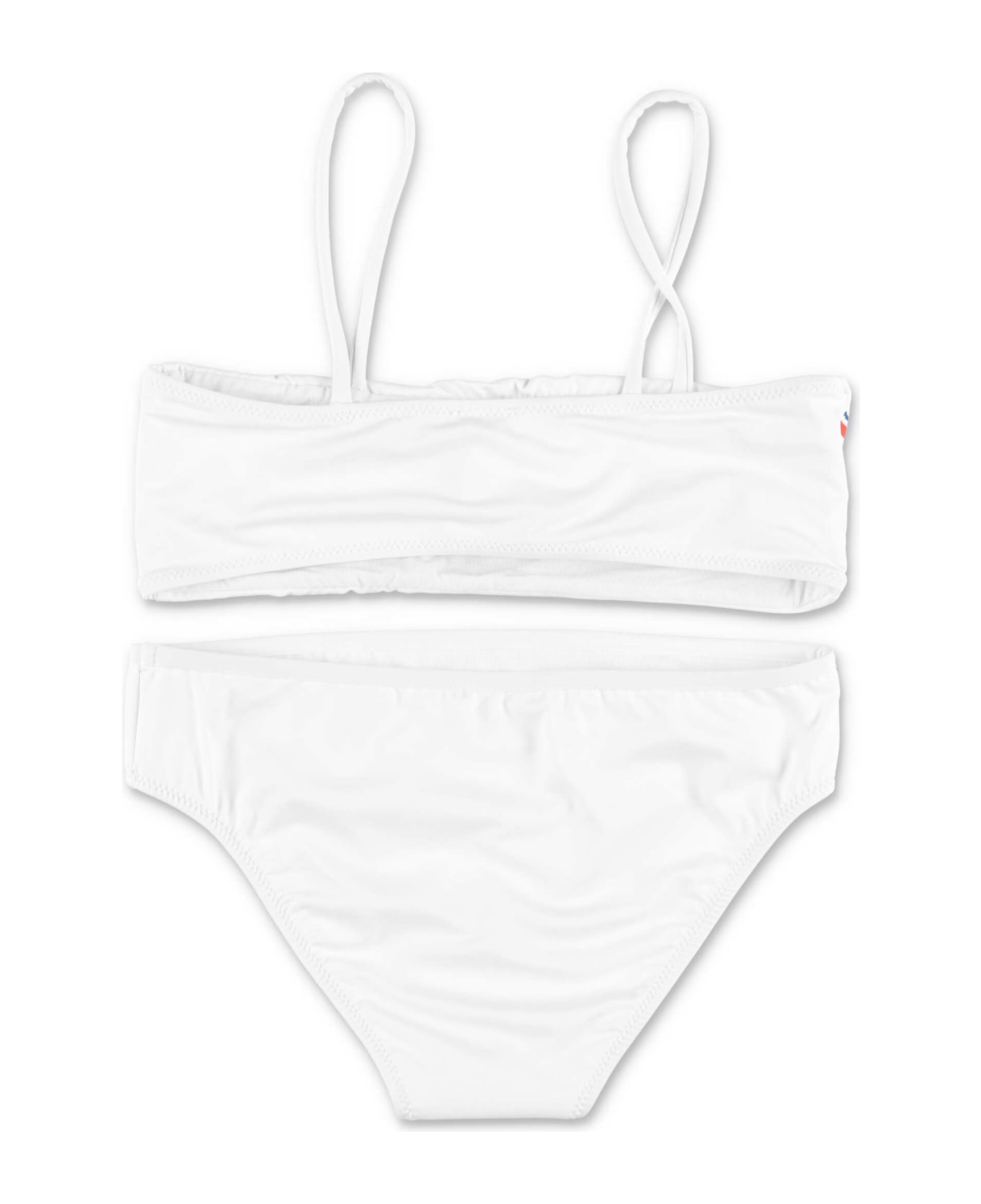 GCDS Mini Gcds Costume Bikini Bianco In Lycra - WHITE