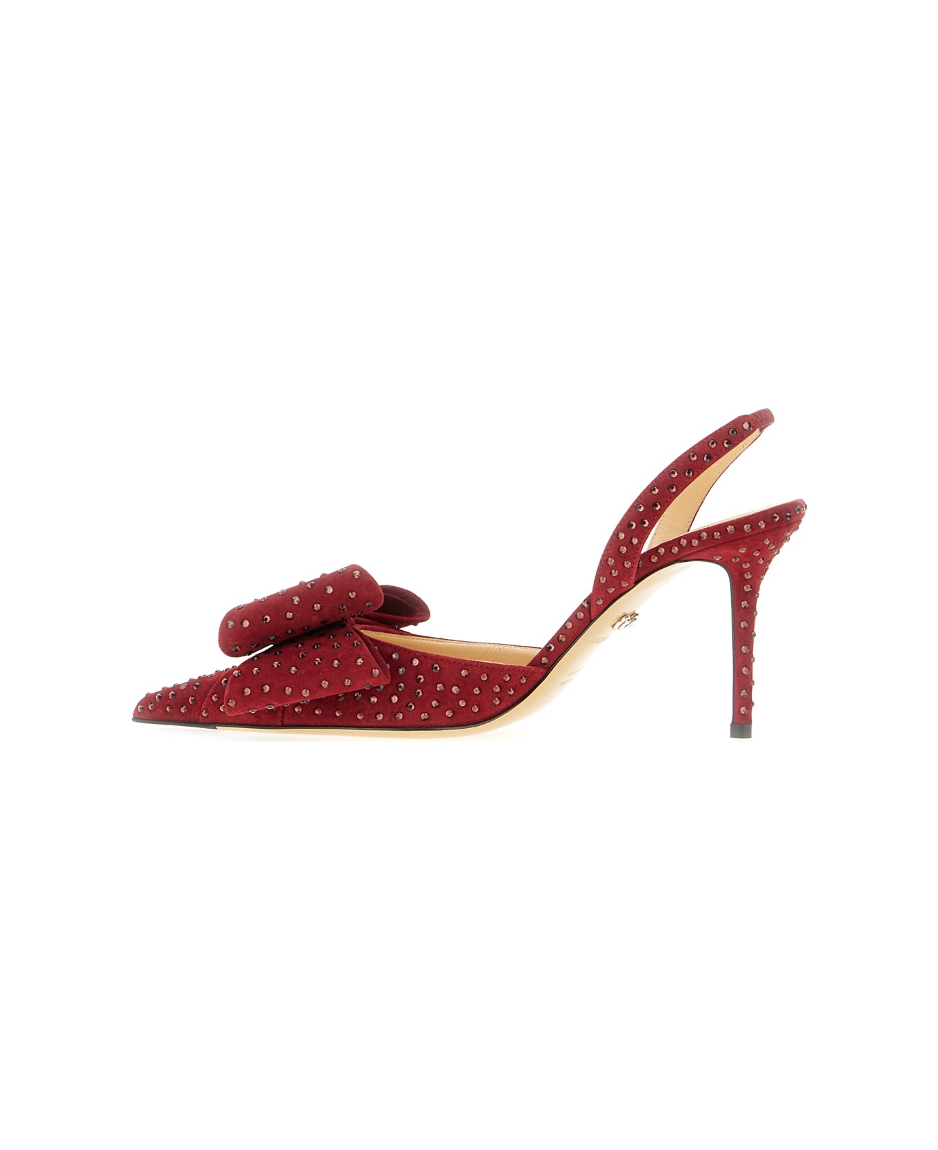 Mach & Mach Bordeaux Suede Le Cadeau Pumps - BORDEAUX