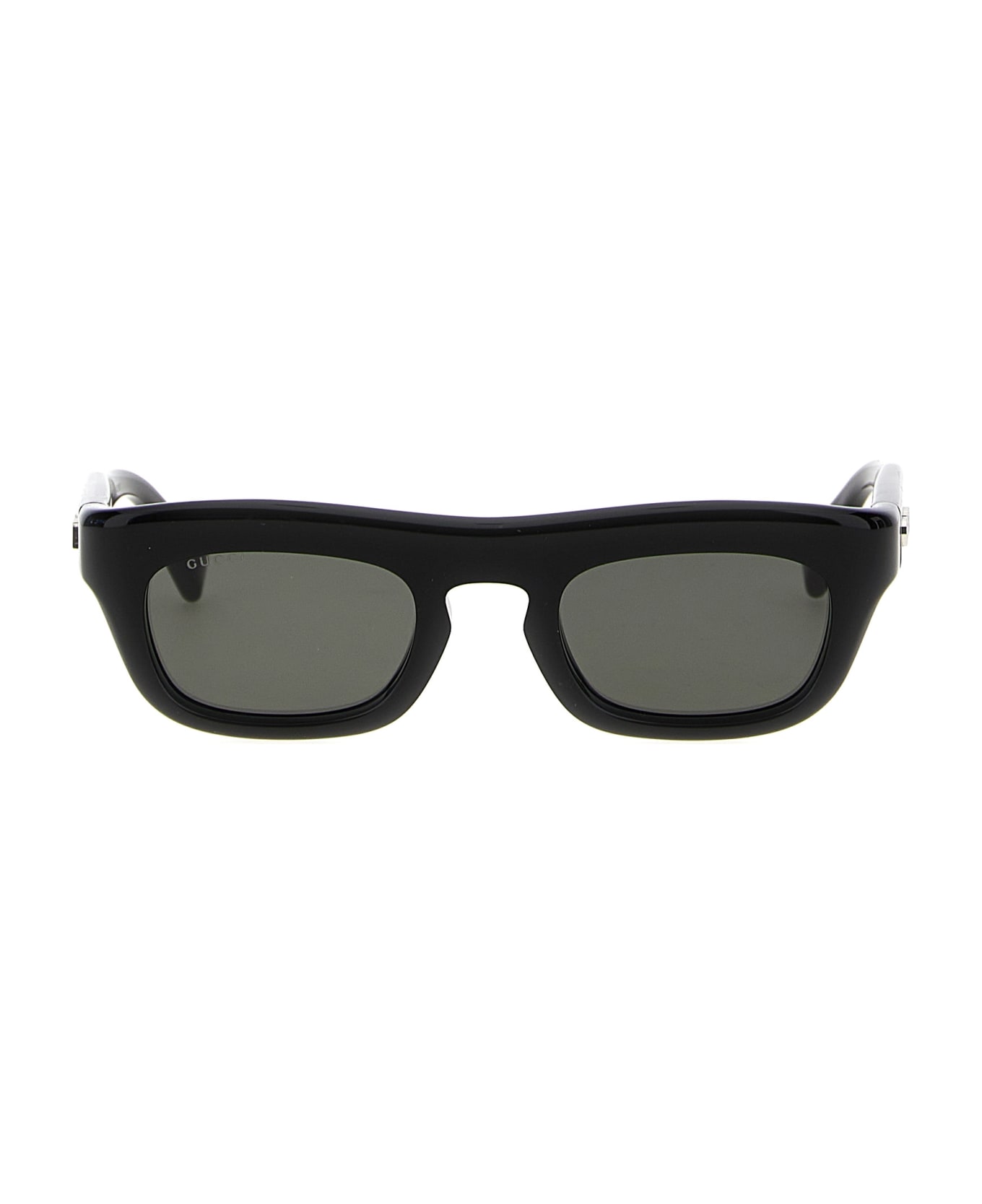 Gucci Rectangular Sunglasses - Black  