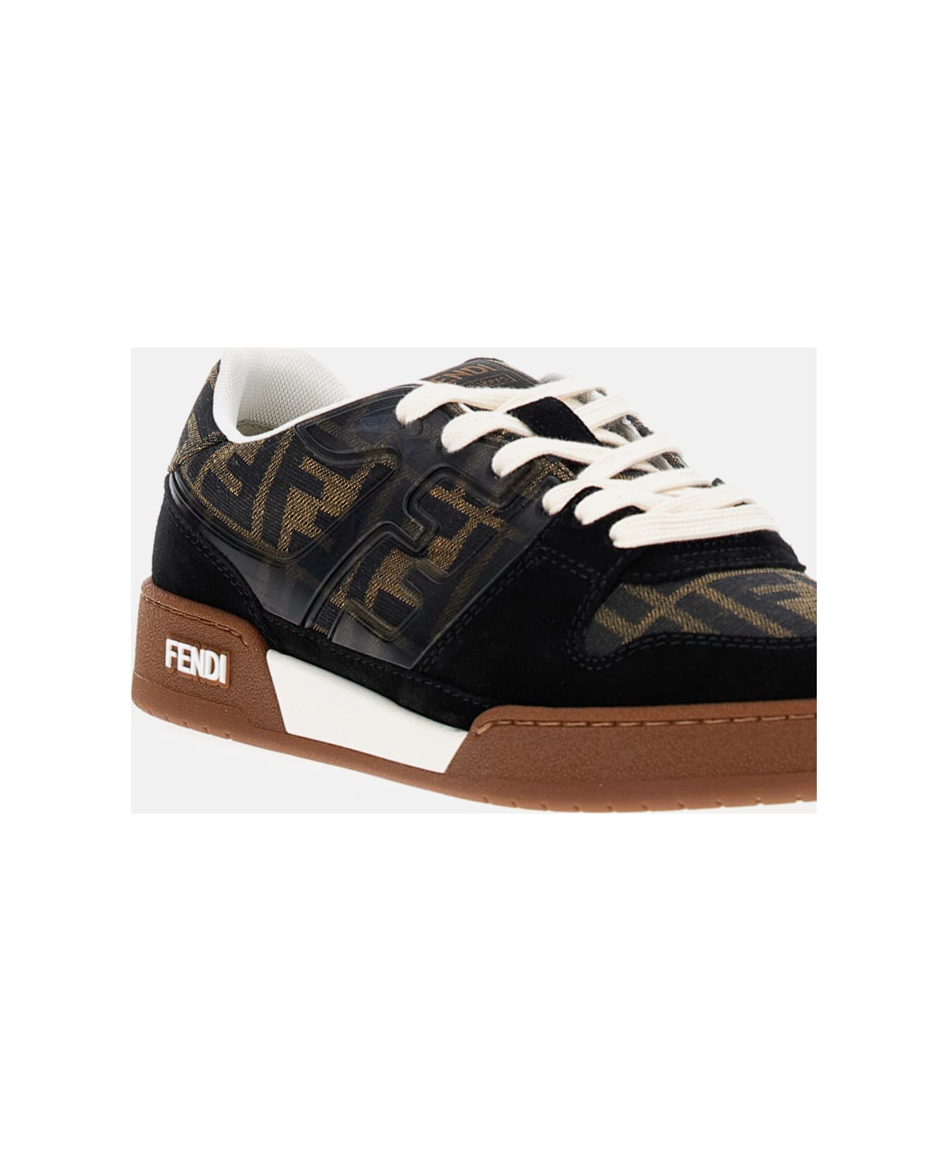 Fendi Sneakers Ff - Brown